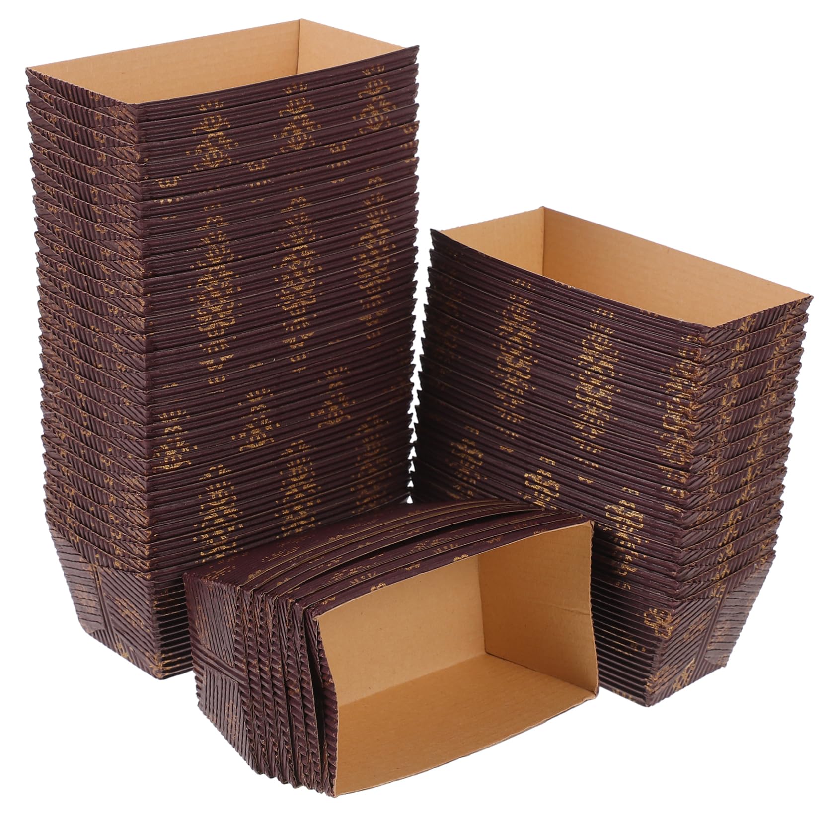 Cabilock 150pièces Moules à Papier Caissettes Rectangulaires Pour Gâteaux Et Pâtisseries Pour Toast Mousse Lasagne