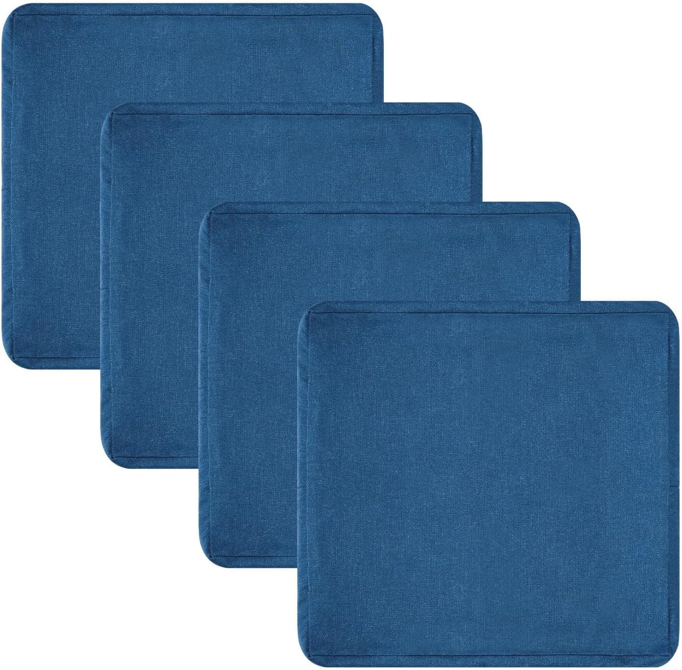 OutdoorLines Faux Linen Outdoor Cushion Covers Replacement 22"x22"x4