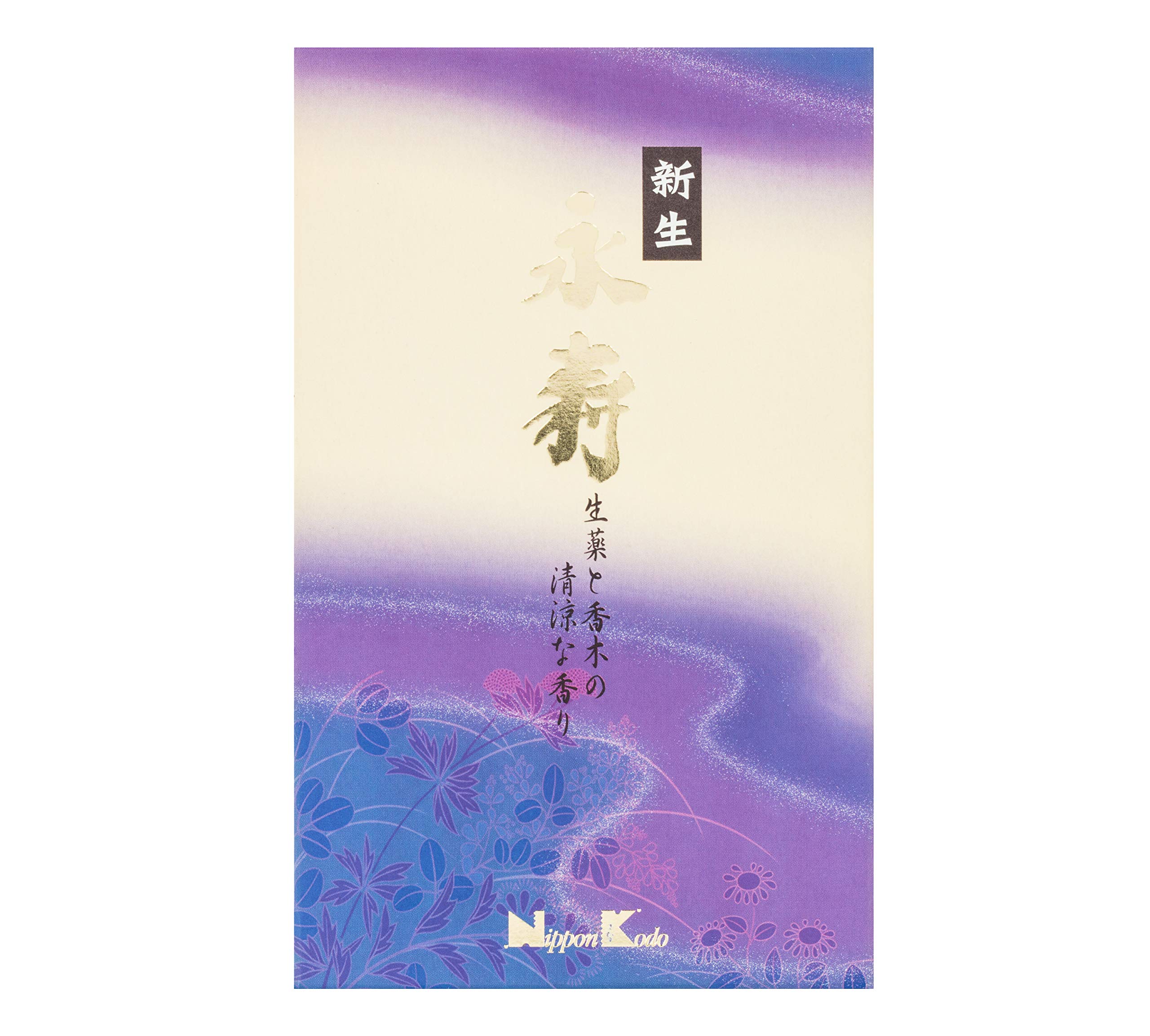 Nippon Kodo, Incienso Japonés Eiju Shinsei, Incienso de Sándalo y Hierbas, Caja Grande