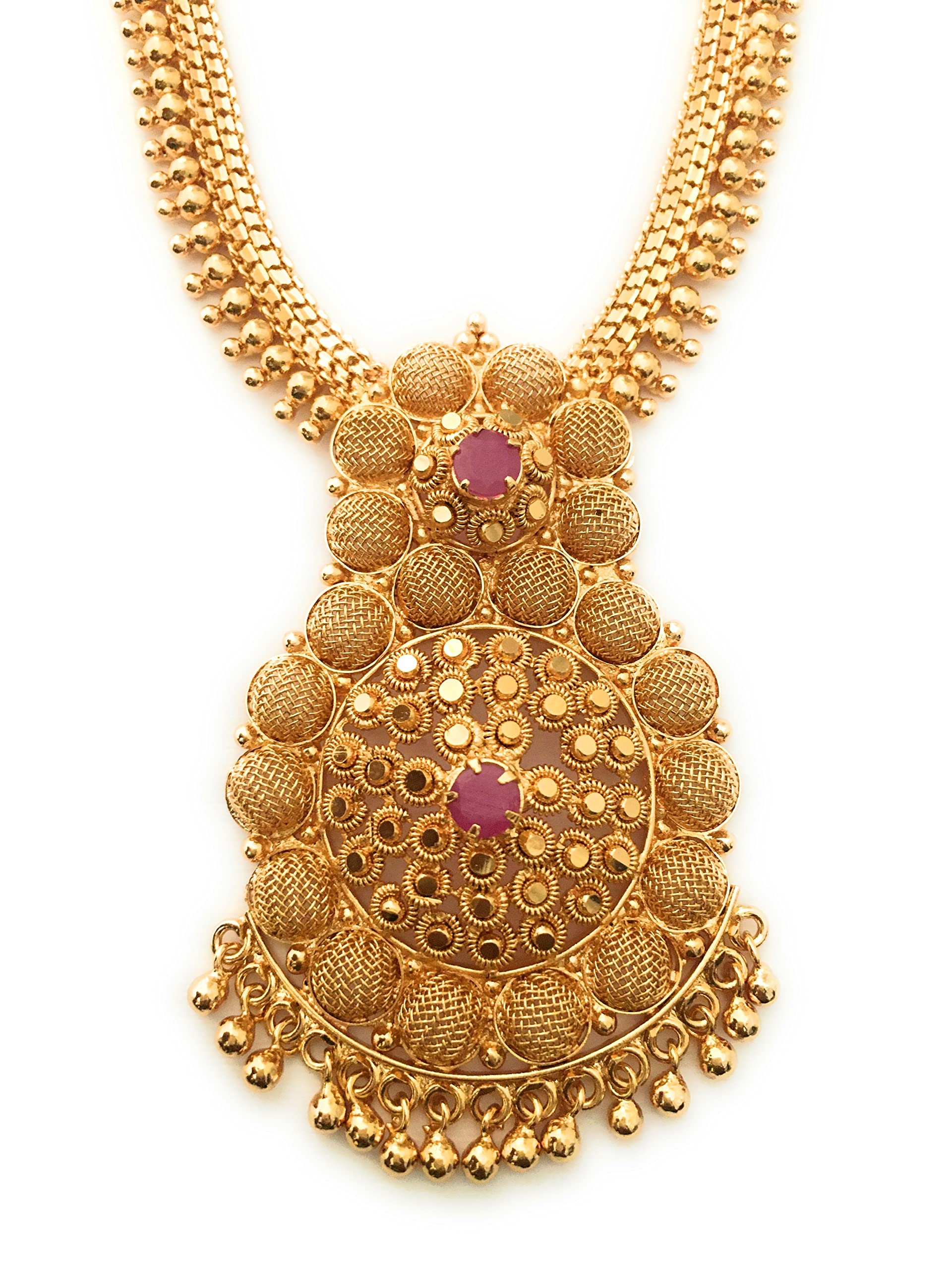 Sasitrends One Gram Traditional Micro Gold Plated Necklace for Women and Girls (B09N2K7V9G) Amazon Price History, Amazon Price Tracker