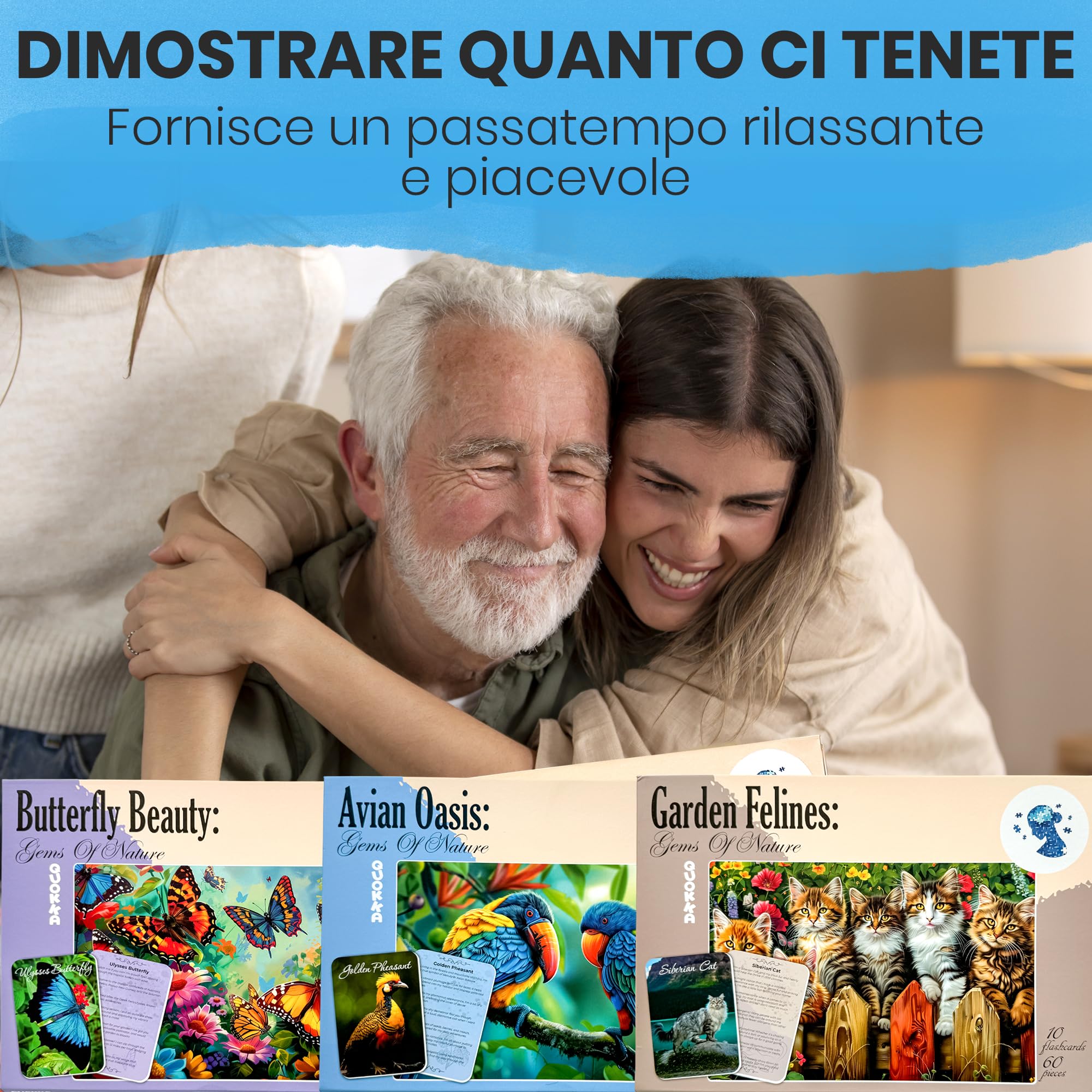 La Fine Dell Alzheimer Rompecabezas Adultos Relish - Puzzle Demenza Per Adulti, 63 Pezzi Puzzle Pezzi Grandi