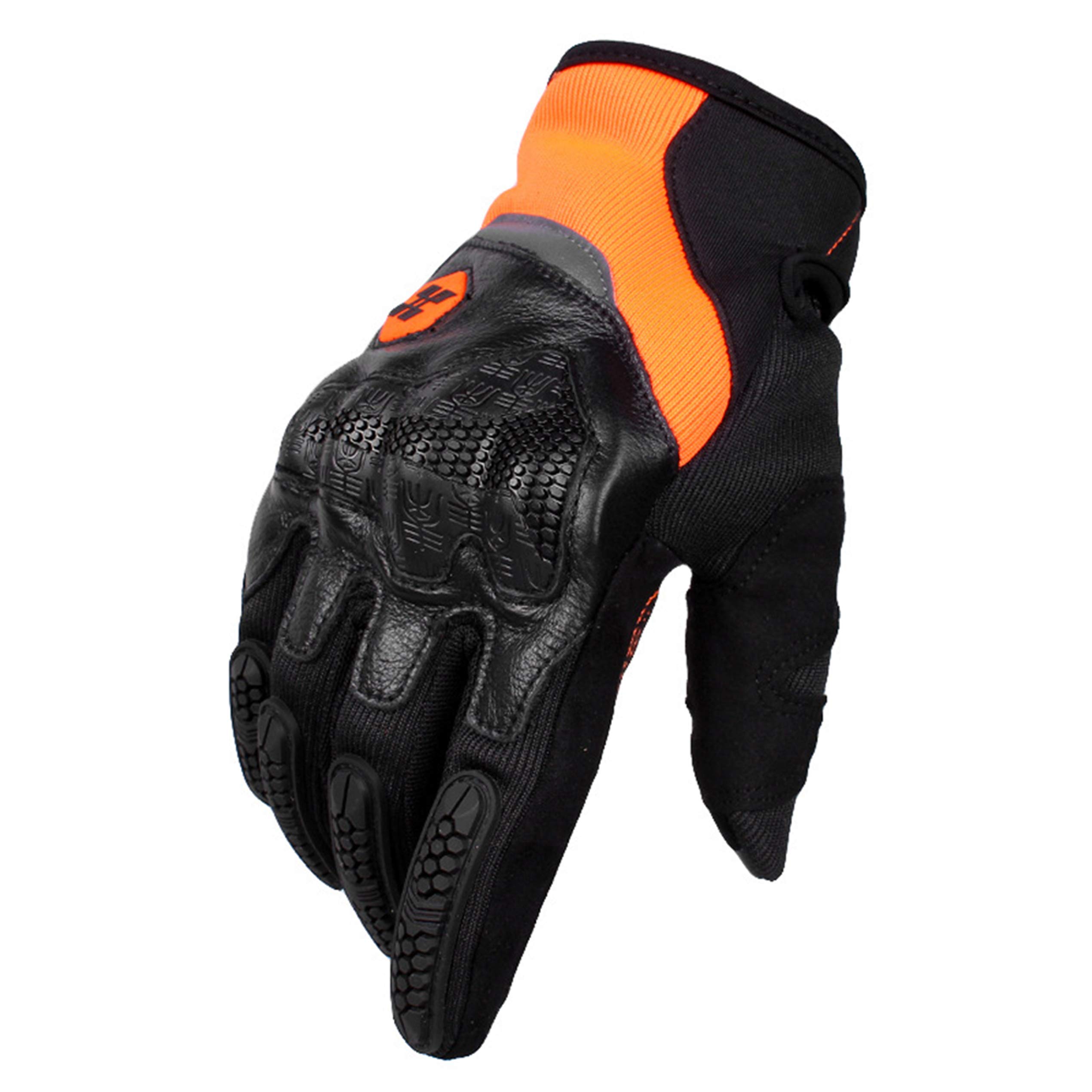 Guantes de moto táctiles BaronHong para hombre y mujer con protección para carretera 3
