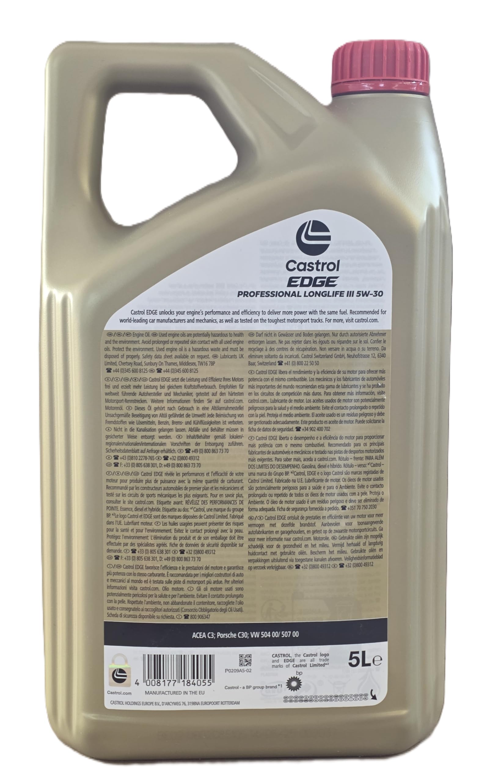 Castrol EDGE Prof LL III 5W-30, 5L H 4A