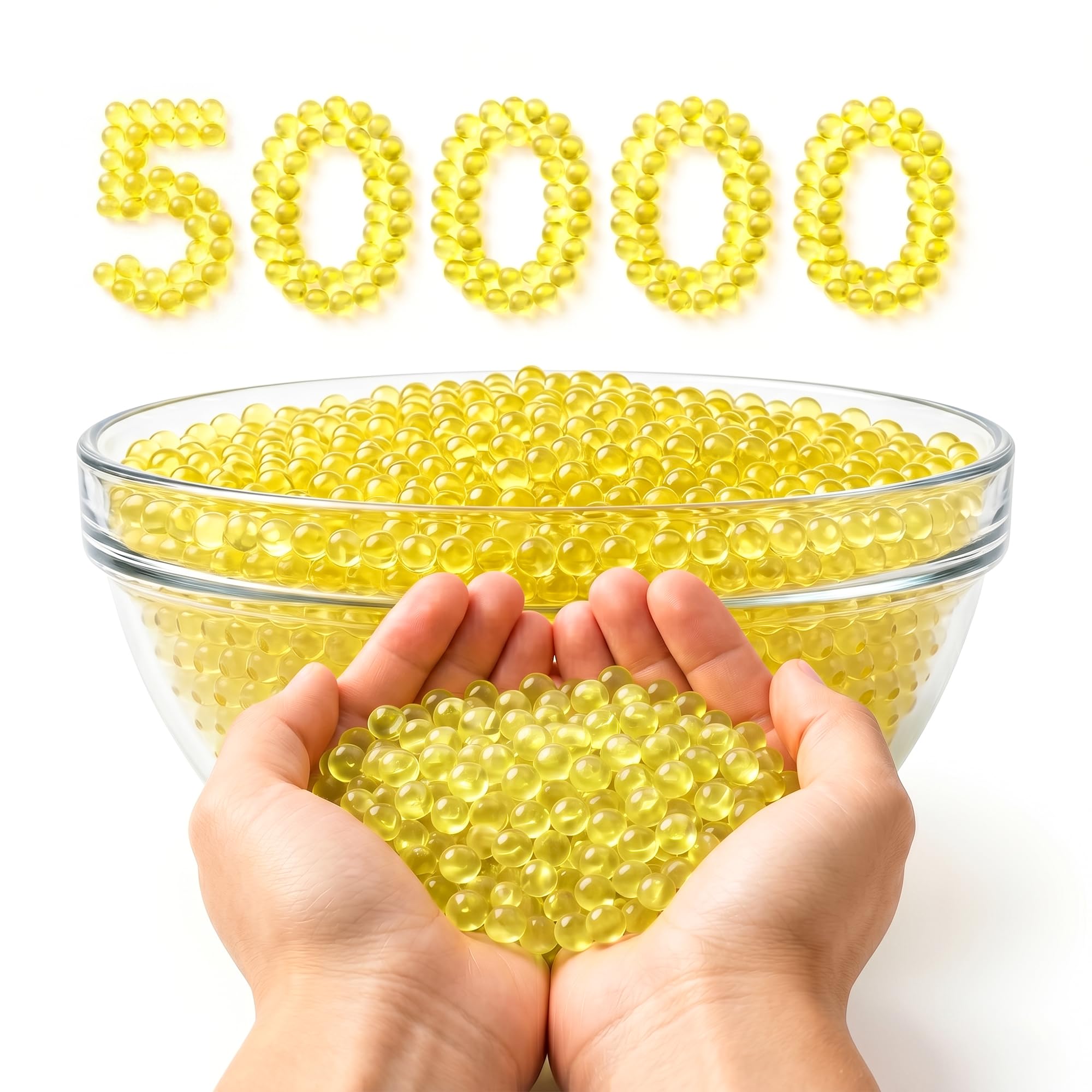 VERAT Water Beads - 50,000 Pack for Vase Fillers & Decor -15