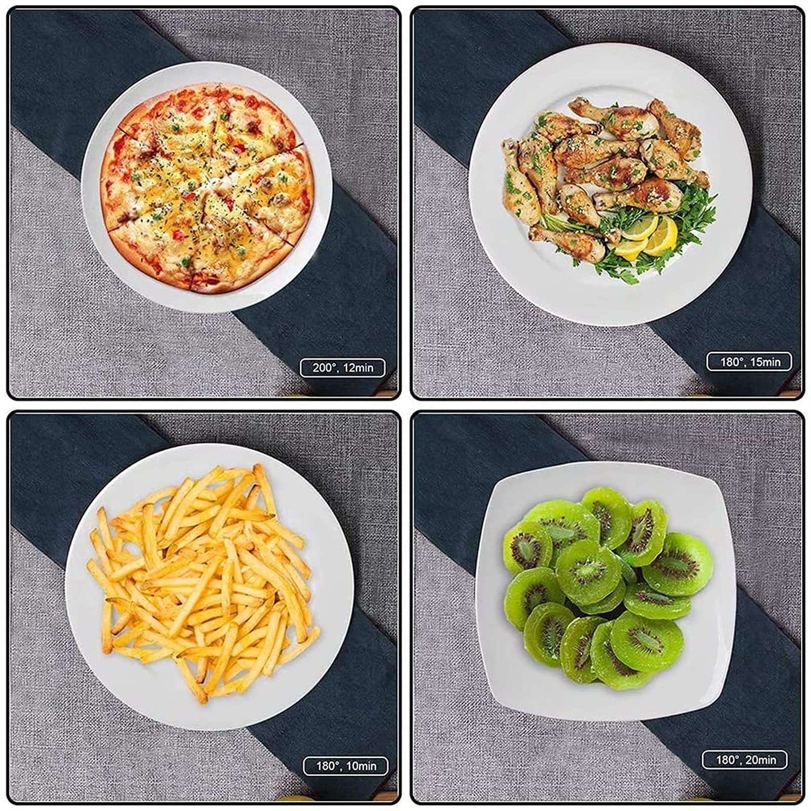 Friggitrice ad aria per uso domestico Friggitrice ad aria da 5 litri Frieshine francese multifunzionale Home Smart senza friggitrice Forno con tempi precisi con suono rapido Ogni famiglia Stabilize