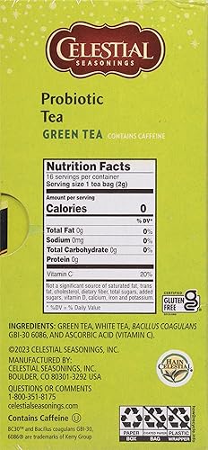 Miniatura 8 de Celestial Seasonings Té verde energético, cafeinado, caja de 12 bolsas de té (paquete de 6)