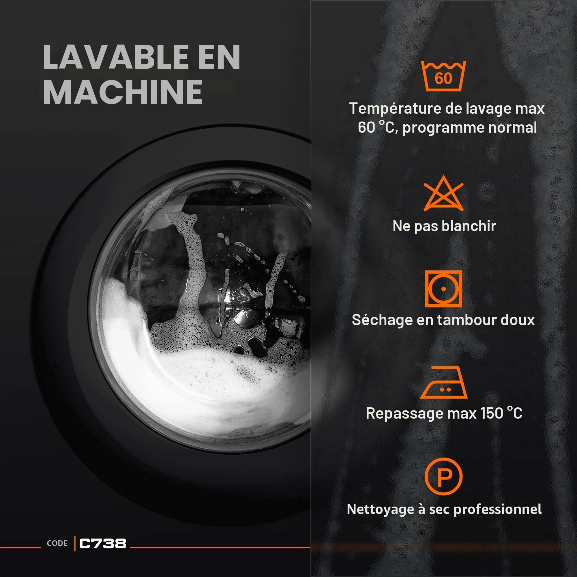 Portwest C738 Veste de Cuisine Homme Manches Courtes