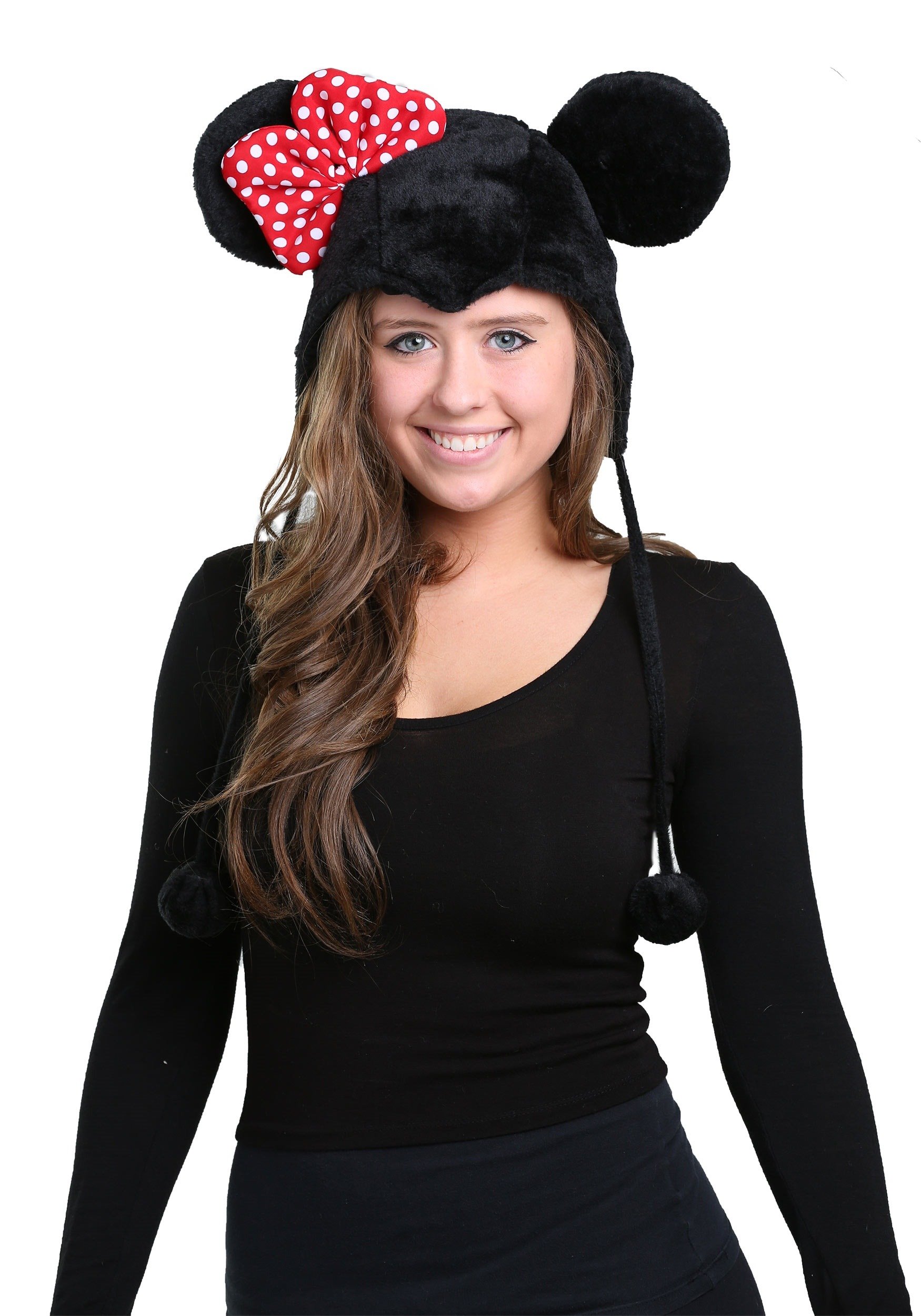 elope Disney Minnie Mouse Adult Hoodie Hat By