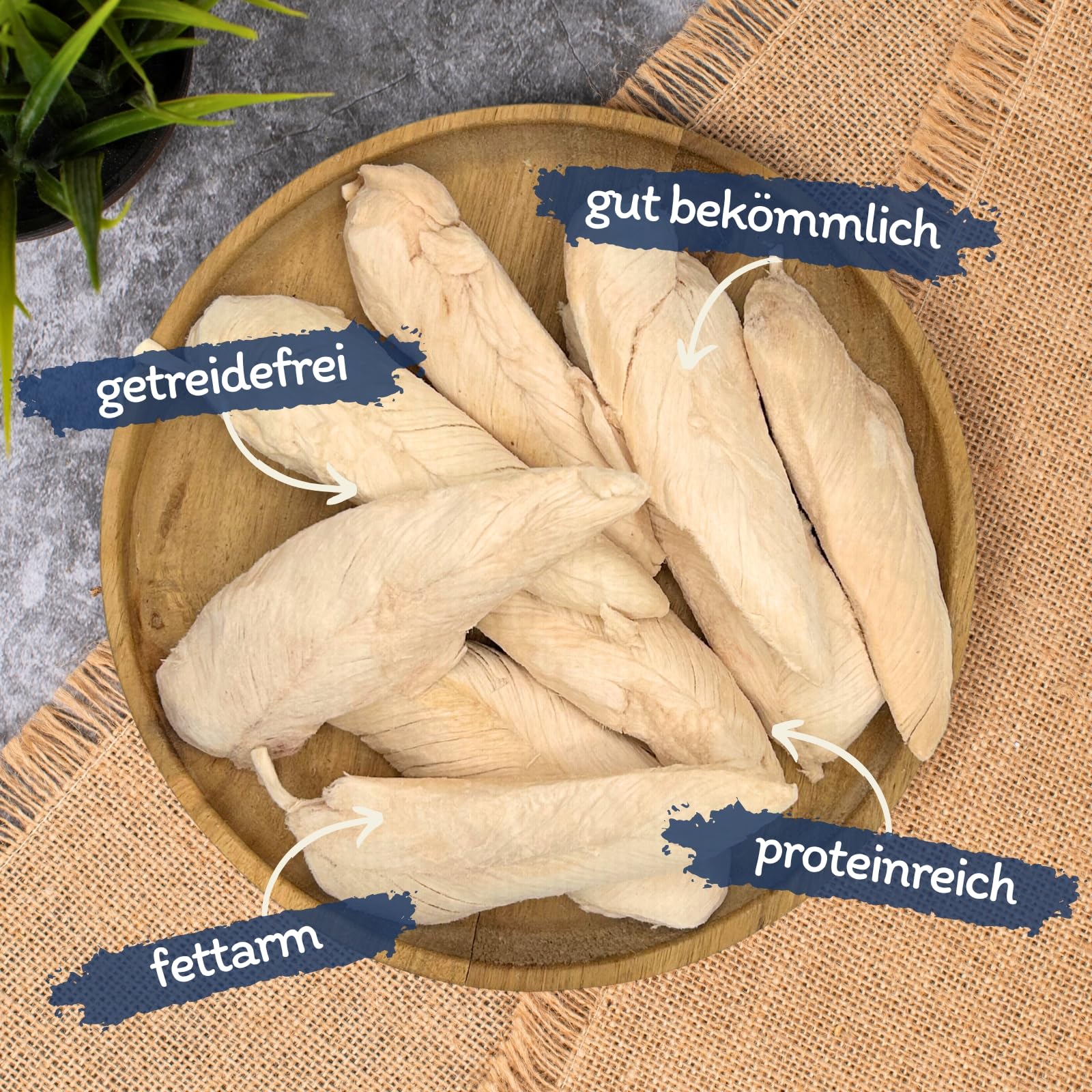 Lyra Pet® 5 kg (25x200 g) Hühnerbrust gefriergetrocknet - Snack für Hunde | Hundeleckerli vom Huhn - Idealer Belohnungs-/Trainingssnack - Hundefutter auch für Welpen & Senioren - Proteinreich & fettarm