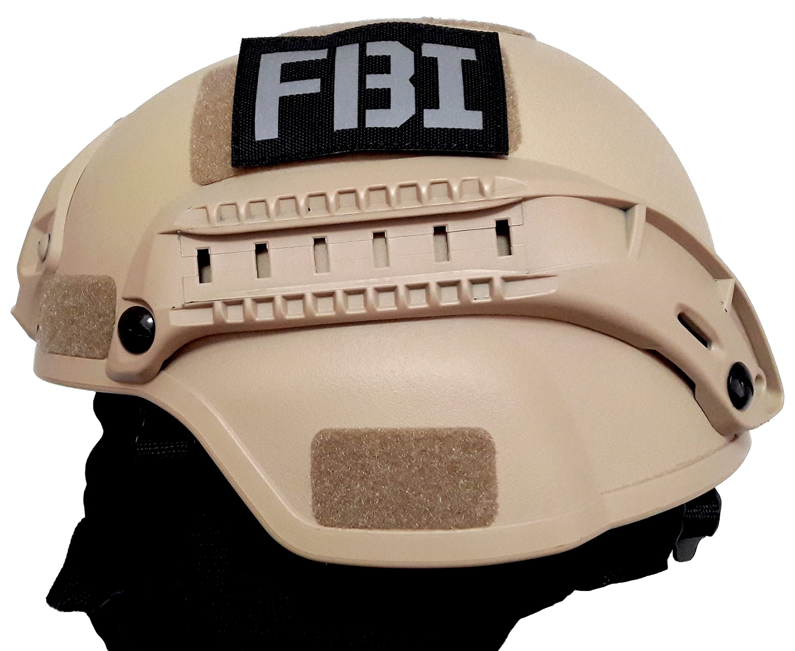 Amazon | ベルクロ FBI アメリカ連邦捜査局 IR パッチ サバゲー装備 警察 ミリタリー ワッペン (ブラック) | 戦闘服 通販