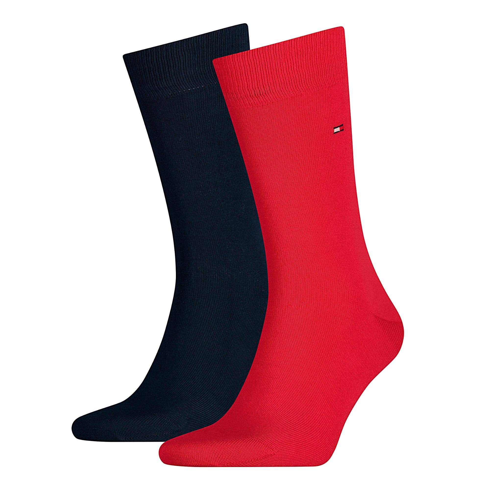 Tommy Hilfiger Men's Th Men Sock Classic 2p Calf Socks Not Applicable, Multicolour (Tommy Original 085), 9/11 UK, Pack of 2