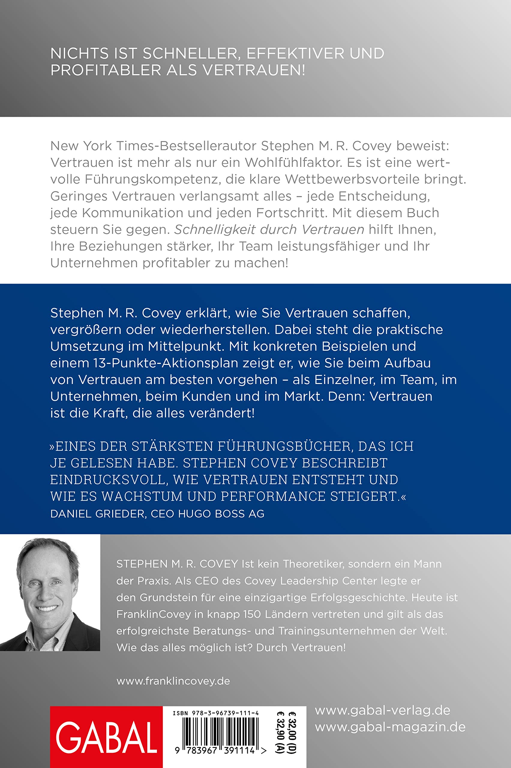 Schnelligkeit durch Vertrauen: Aktionsplan: In 13 Schritten zu mehr Vertrauen, besseren Beziehungen und höheren Gewinnen (Dein Business)