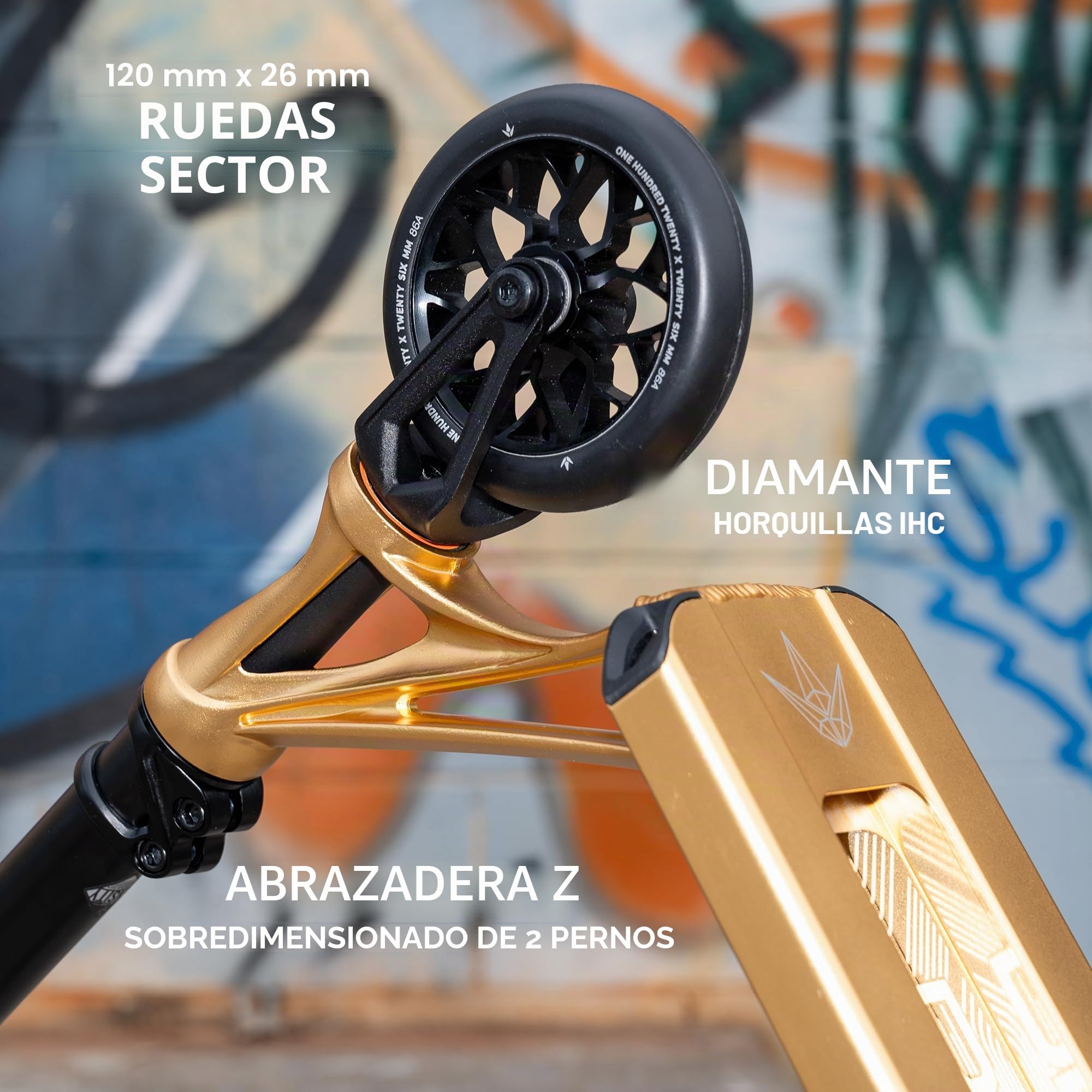 Blunt Scooters Prodigy X Pro Scooter- Patinetes de calidad y alto rendimiento construidos a partir de piezas de nivel profesional. Patinete de acrobacias perfecto para todos los niveles de habilidad
