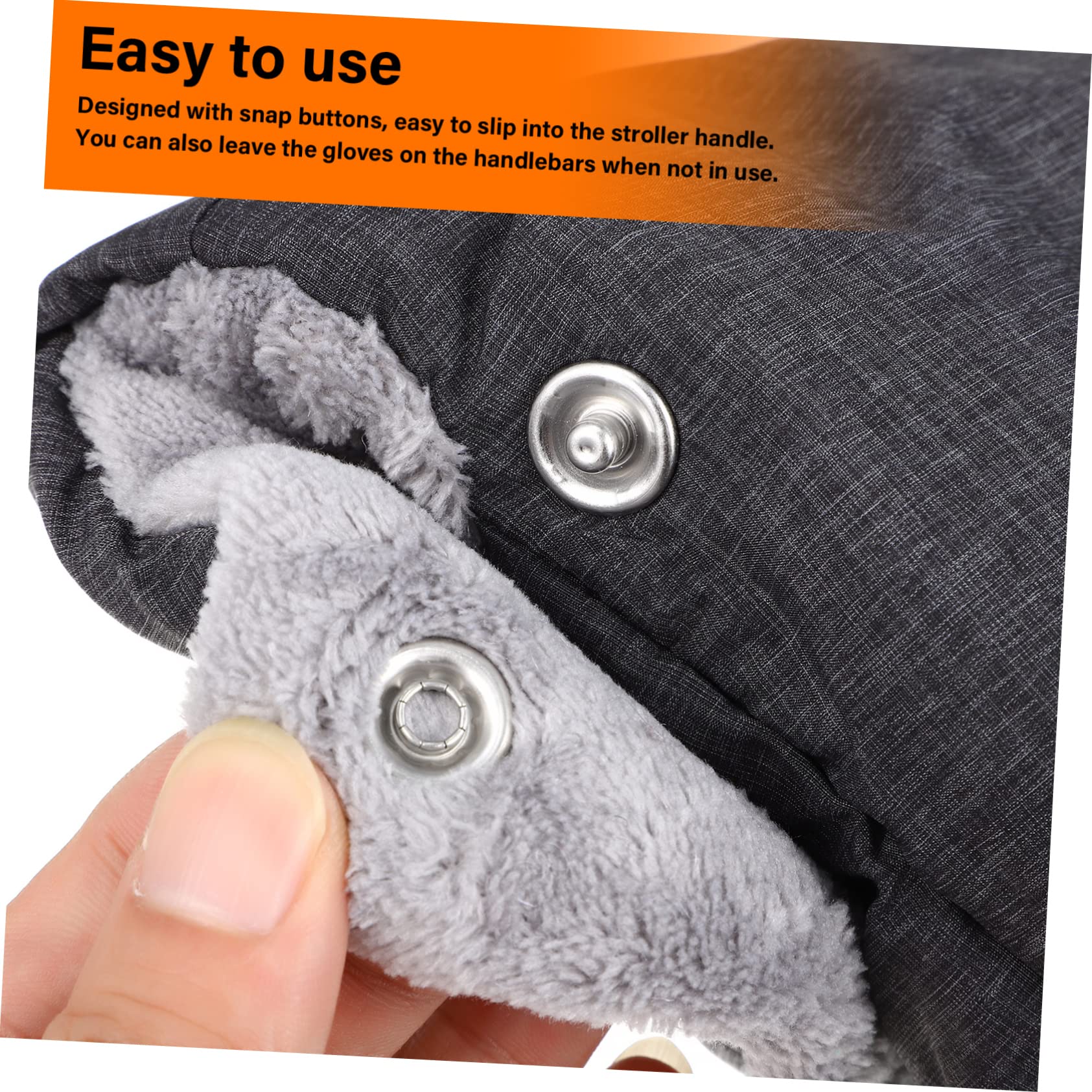 Abaodam 4 Paia Di Guanti Carrozzina Passeggino Guanti Manicotti Per Passeggino Manette Per Passeggino Accessori Per Passeggino Carrello Della Spesa Passeggino Scaldamani Guanti Invernali