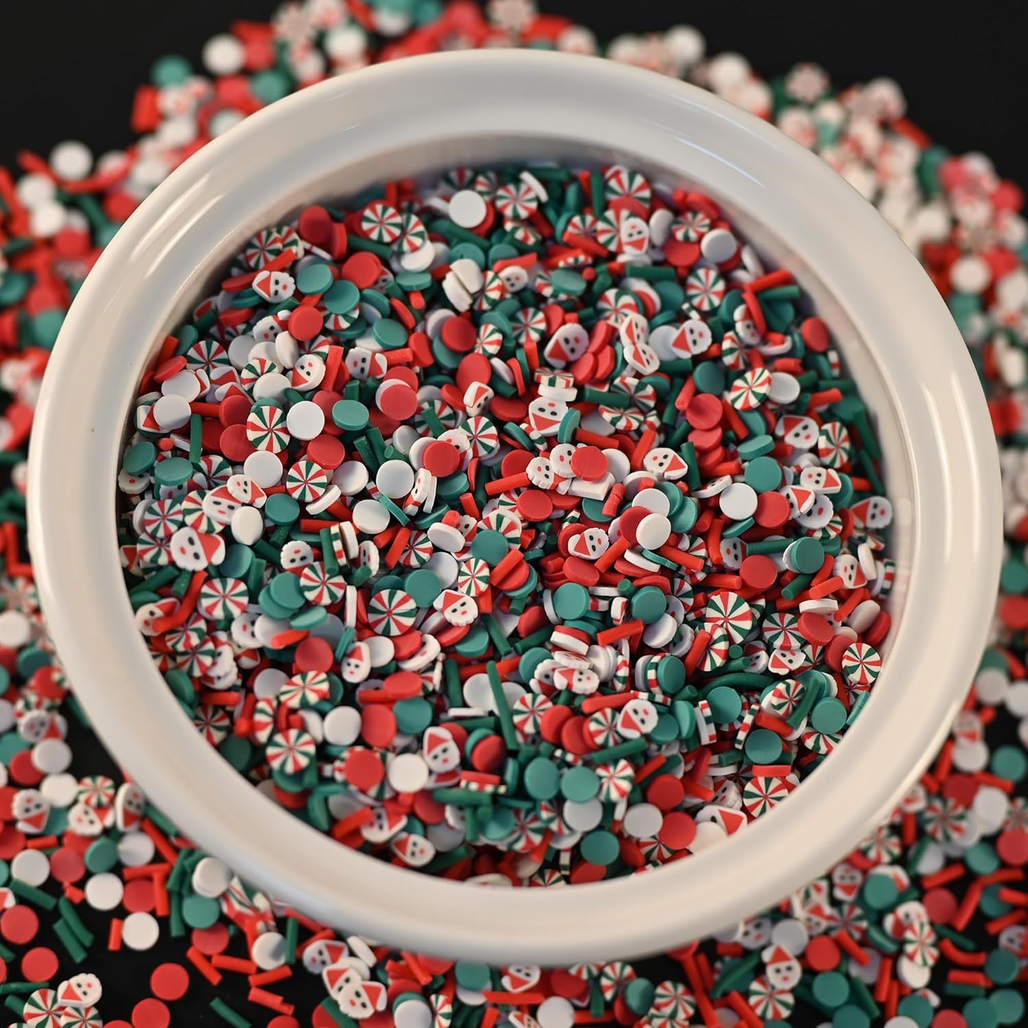 Amazon.com: LIKETURE Fake Sprinkles 110g Fake Christmas Sprinkles Non ...