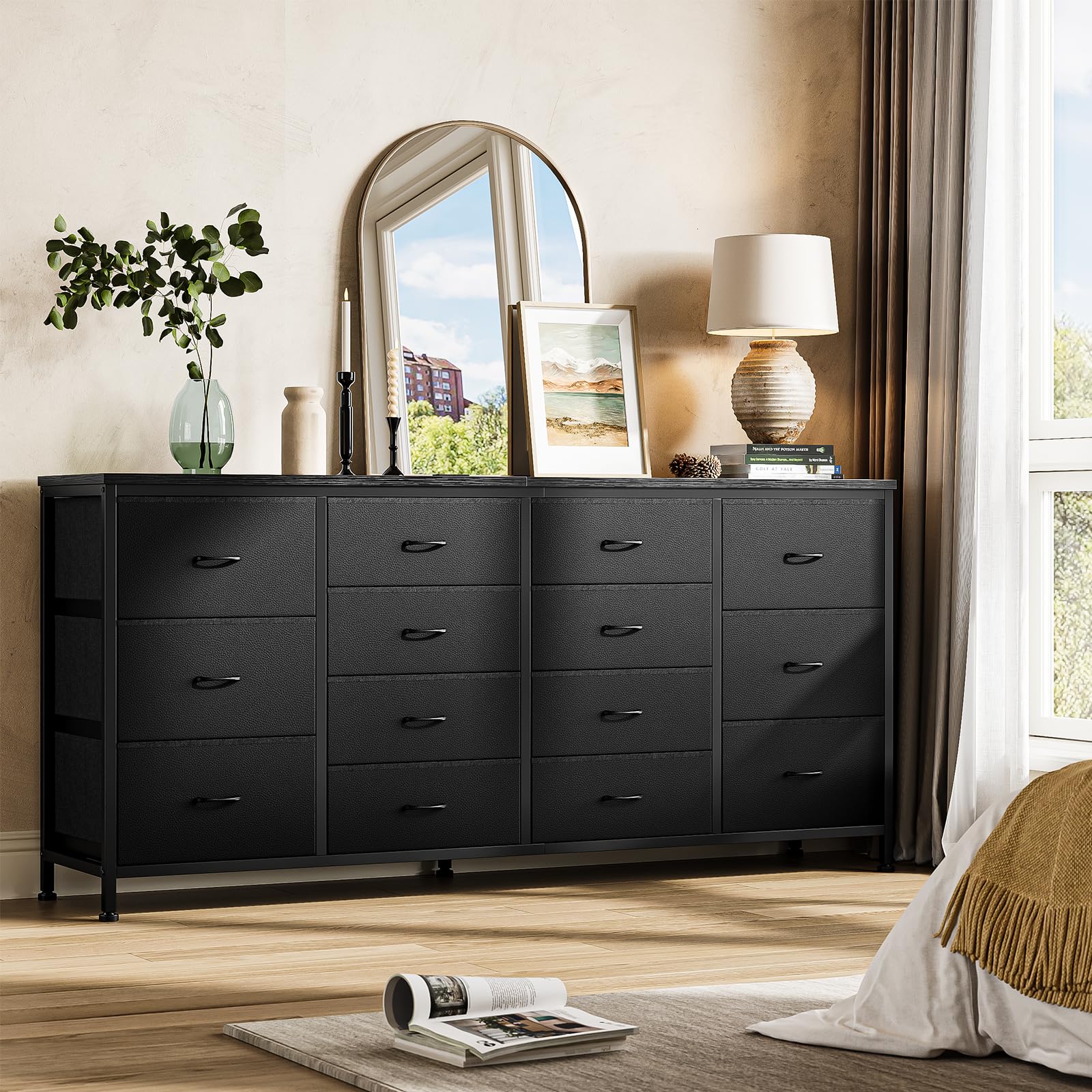mainstays black dresser Mainstays Emery 6 Drawer Dresser, Multiple Colors – dorel-reviews