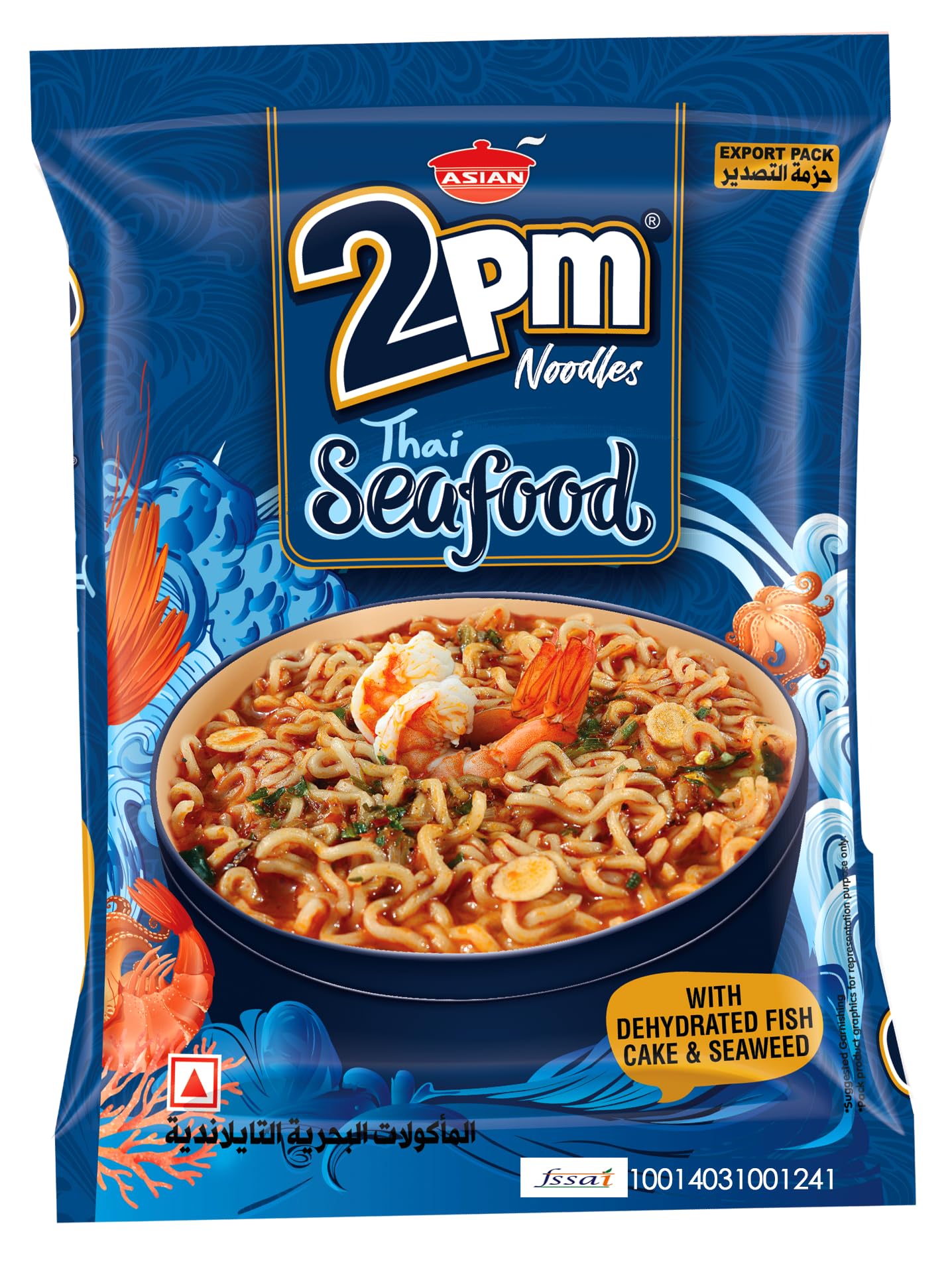2PM - Thai Sea Food Ramen Noodles - Including Dehydrated Vegetables - Instant 2X Spicy Ramen - Pack of 8-100 gm Each (B0D83ZY1YT) Amazon Price History, Amazon Price Tracker
