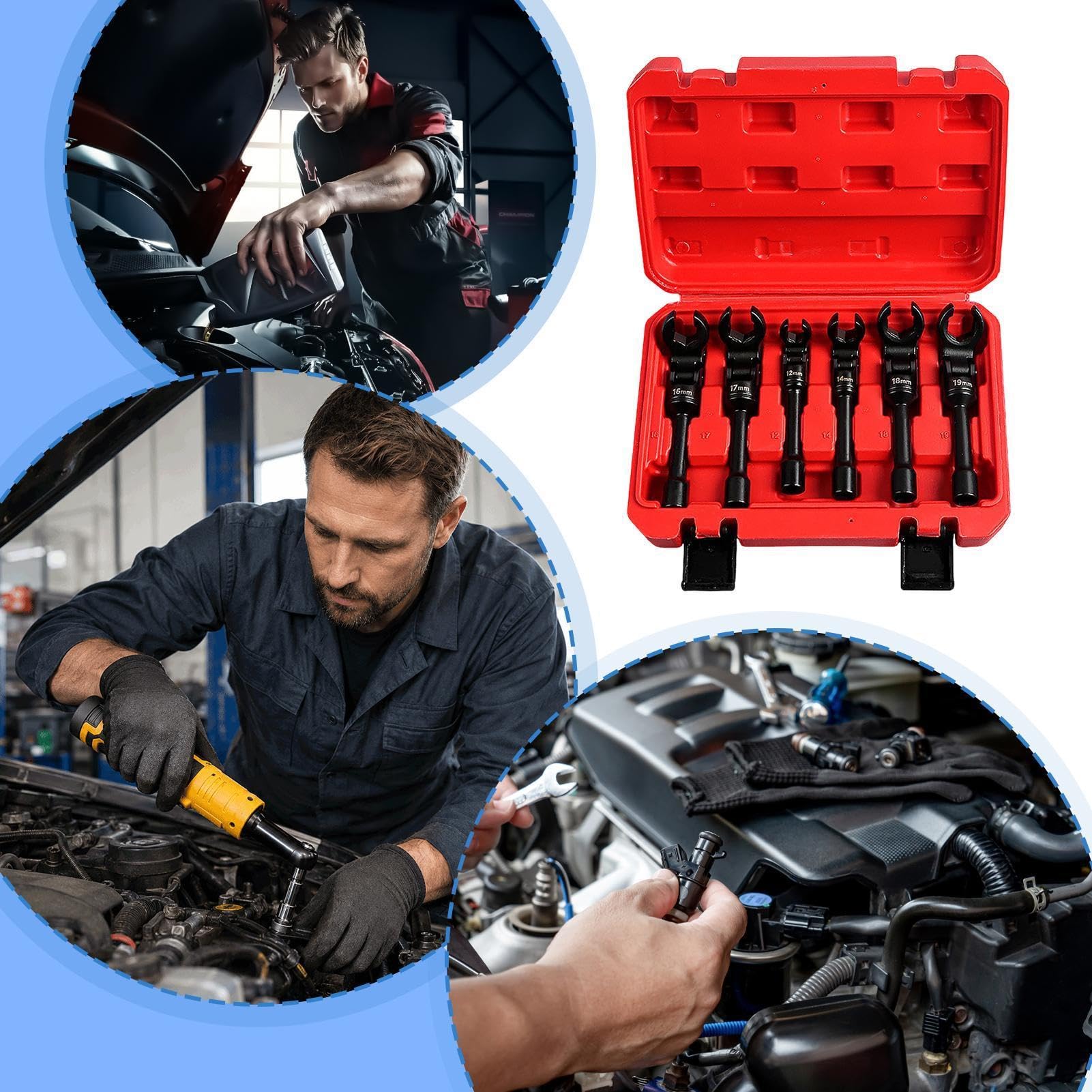 Chiave di disconnessione del tubo 'olio Strumento Heavy Duty Testa