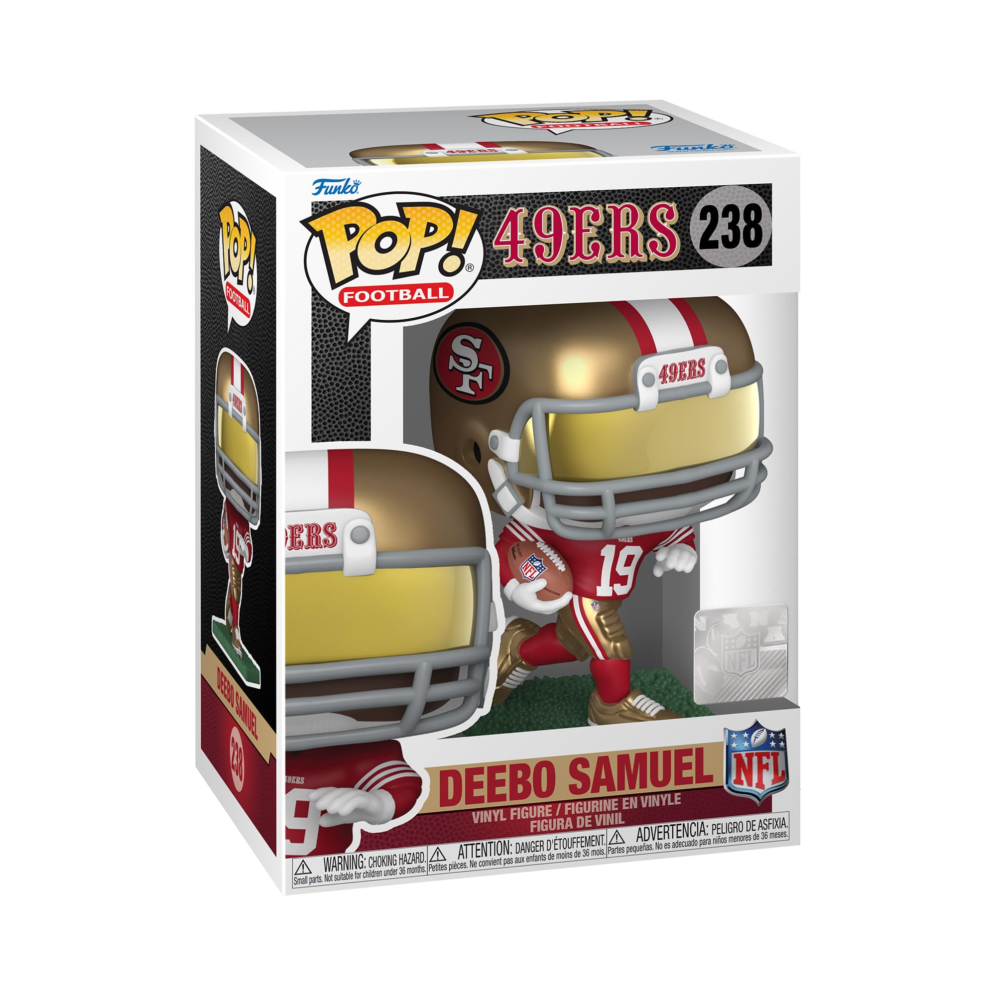 Funko POP! NFL: 49ers - Deebo Samuel - Collectable Vinyl Figure - Gift Idea - Official Merchandise - Toys for Kids & Adults - Sports Fans - Model Figure for Collectors and Display