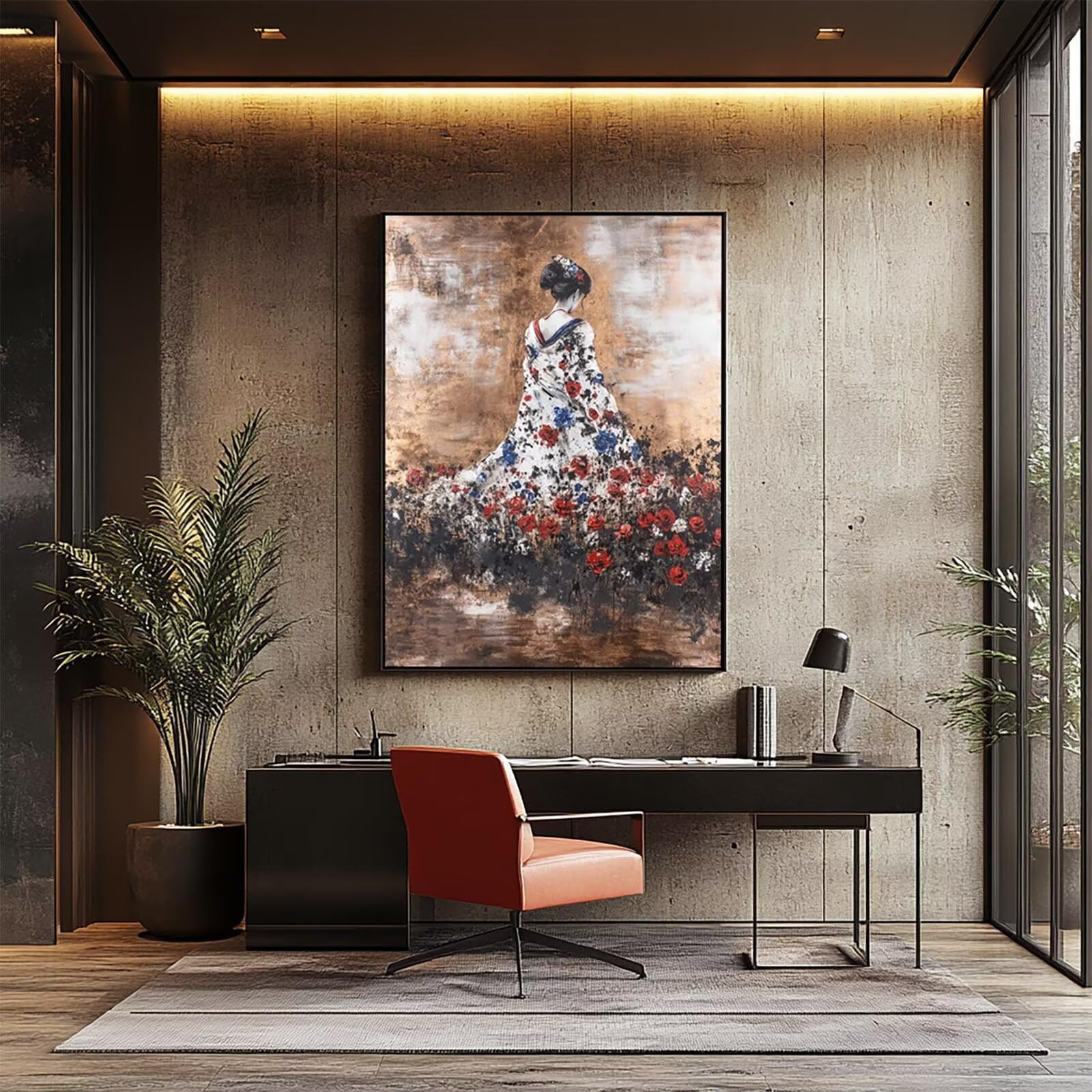 Malowanie po numerach dla dorosłych i kobiet, zestawy do malowania po numerach, kwiaty, hobby dla dorosłych i kobiet, artykuły plastyczne, 137 x 100 cm, sztuka ścienna, kolorowe płótno do malowania
