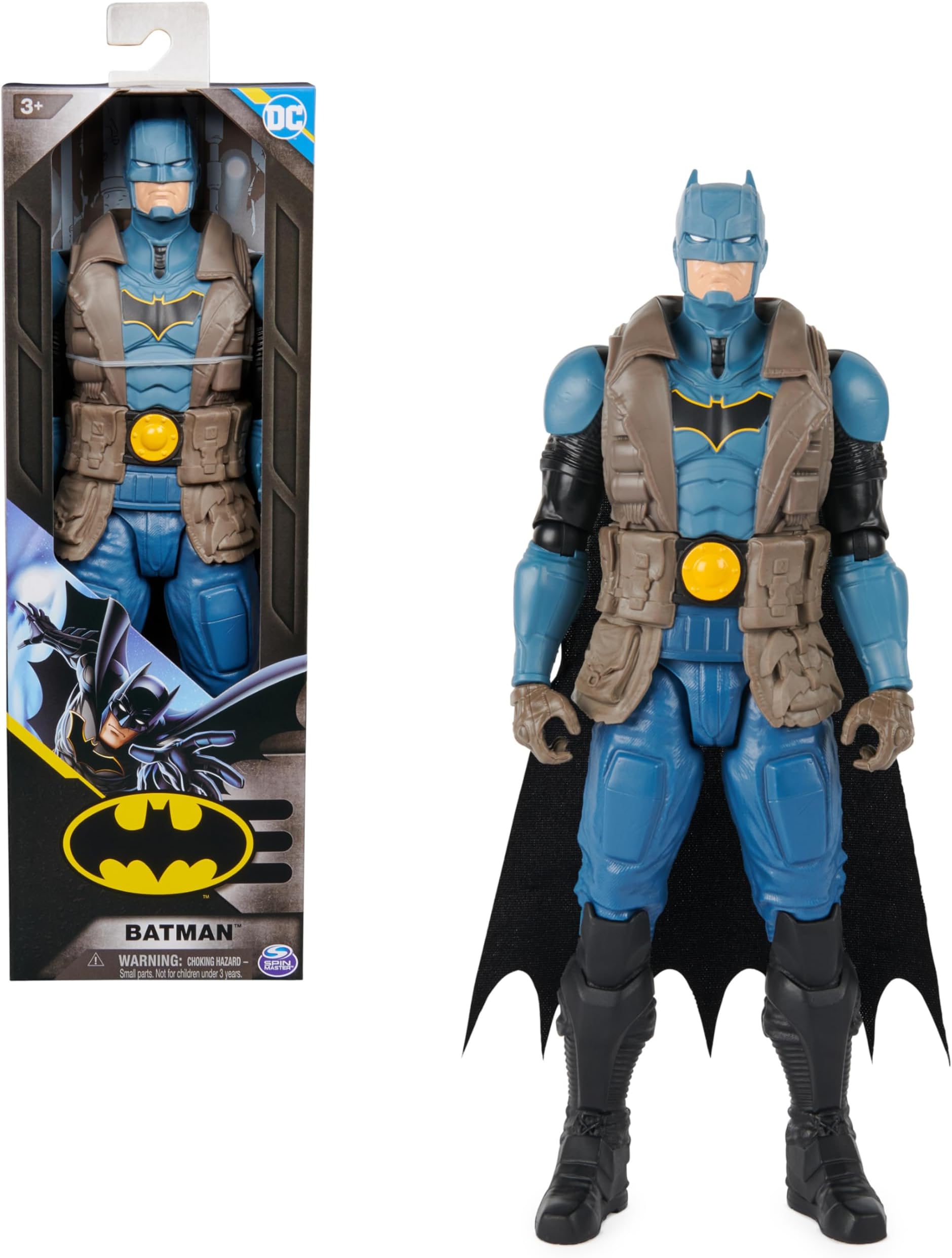 Batman Action Figure, 30-cm Super Hero Collectible Kids’ Toys for Boys and Girls Aged 3+