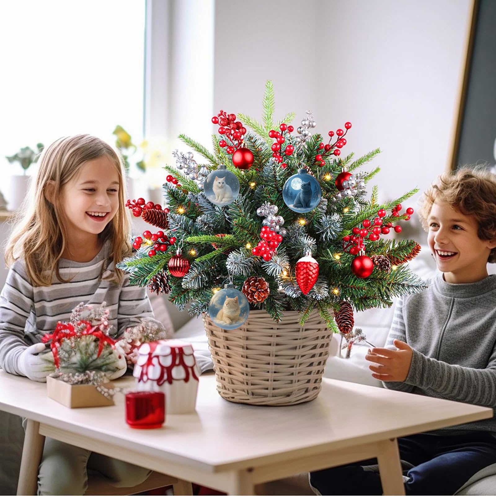Natur Thema Tier Dekoration Kugel Weihnachtskugel für das ganze Jahr über Haus Verschönerung Ornament Weihnachten Hängend