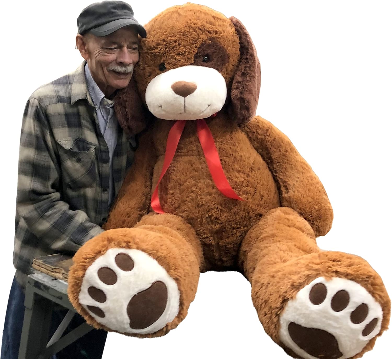 Crаzу Dеаlѕ Giant Stuffed Dog 5 Feet 60 inches 153 cm Huge Soft Adorable Big Plush Puppy