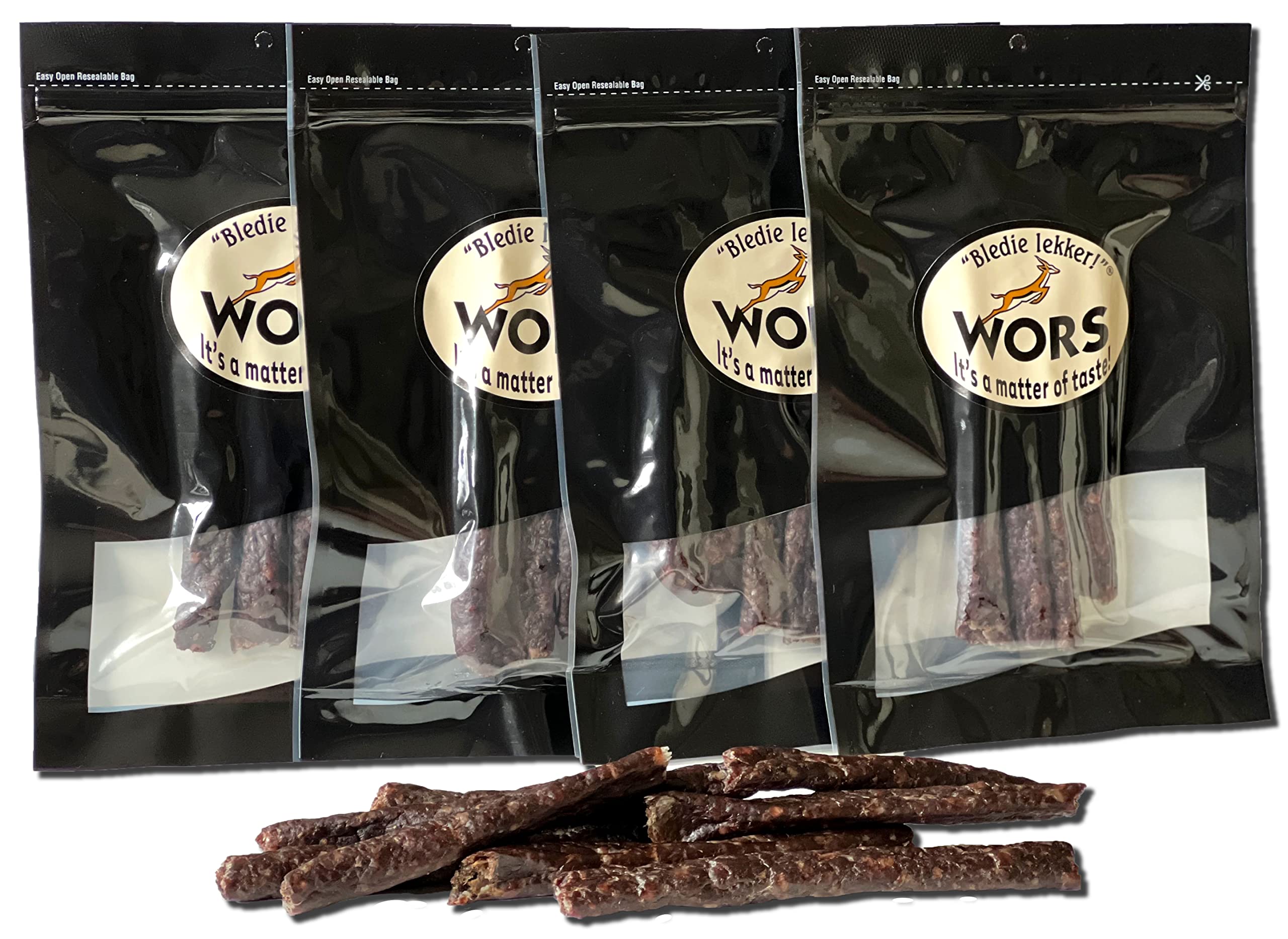 Bledie Lekker Droewors (4 x 4oz Pack)