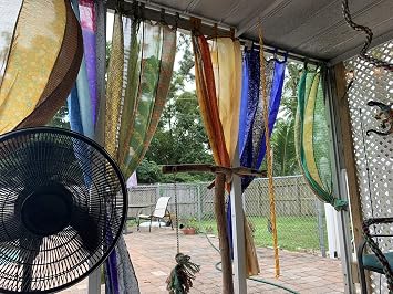 HANDICRAFTS Assorted Sari Colorful Curtains Light-Filtering – Boho Curtains, Bed Canopy Panel, Tapestry or Window Treatment Wholesale Lot (Assorted Color) (25 Pcs)