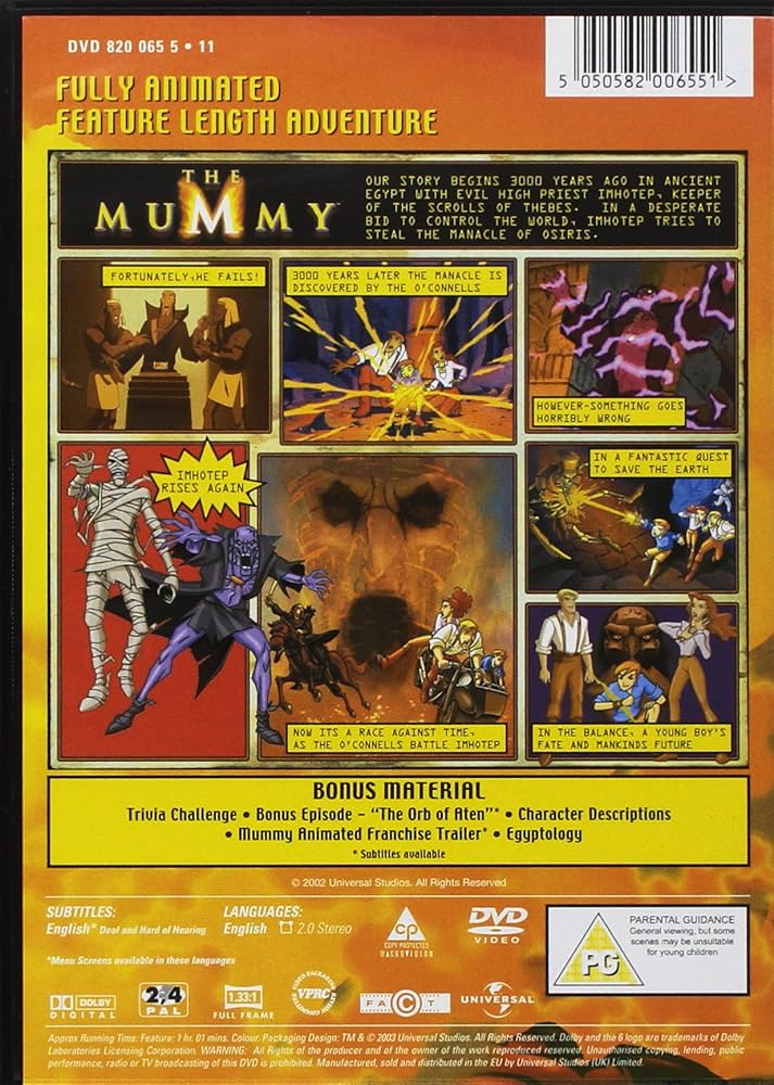 The Mummy: Quest for the Lost Scrolls (Animated) [DVD