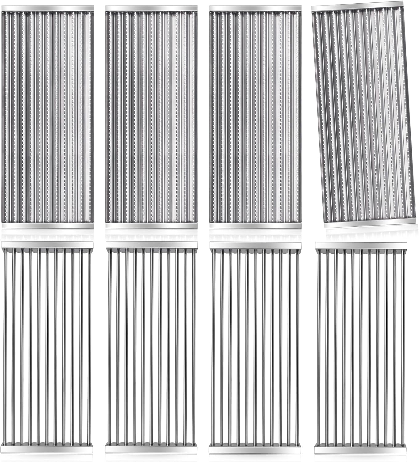 Emitter Plates & Grill Grates for Charbroil Commercial 4 Burner 463268107, 463241414, 463241413, 463247311, 463248208, 463224912, 463247310 Charbroil TRU-Infrared Grill Replacement Parts 4-Burner.
