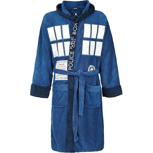 Unbekannt Dr Who - Tardis Fleece Bathrobe