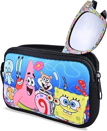 Miniatura 3 de Nickelodeon SpongeBob SquarePants - Juego de gafas de sol para niños y estuche para lentes para niños pequeños