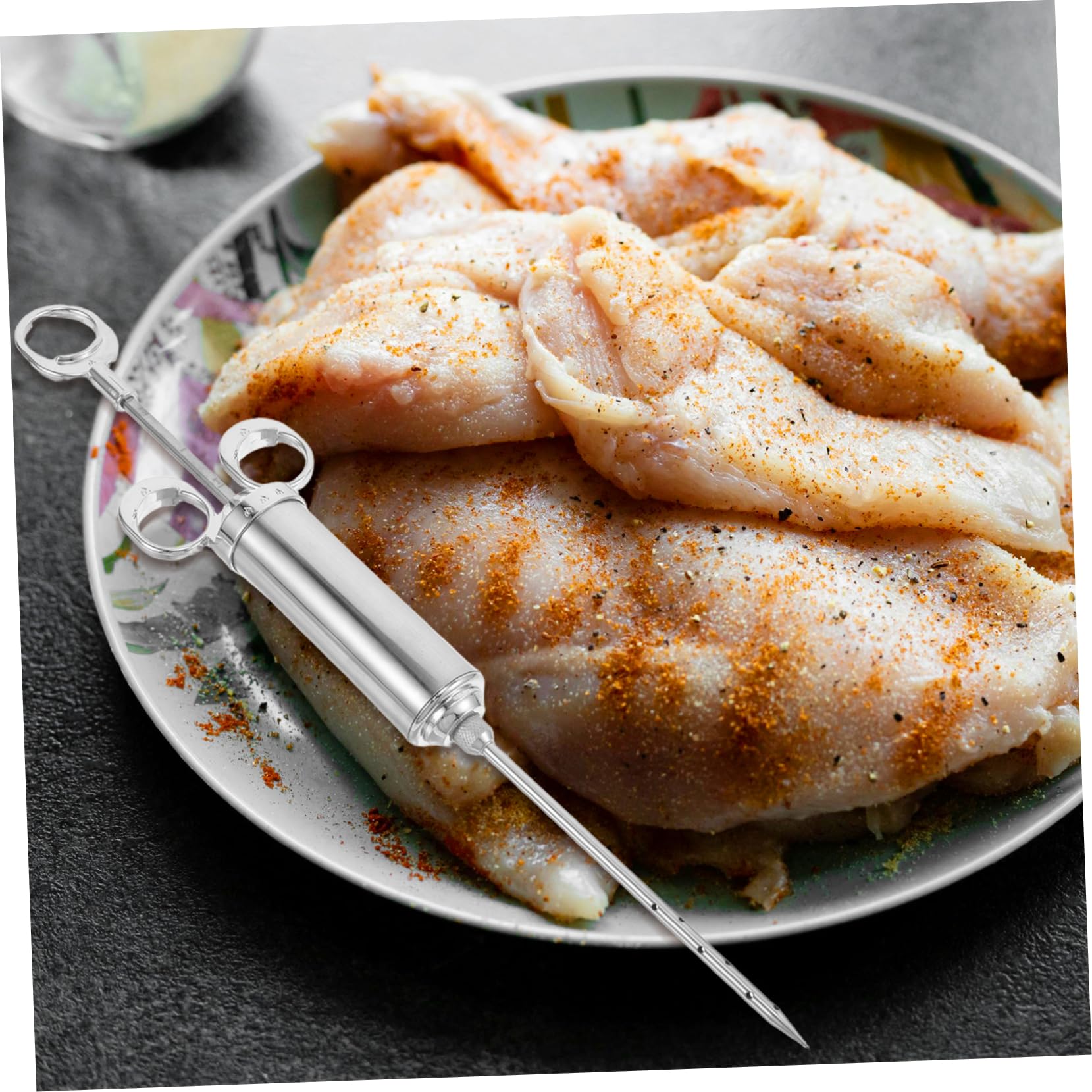 Fleisch Marinade Injektor Edelstahl Huhn Truthahn Bbq Grill Zubehör Für Fleisch Marinade Kochen