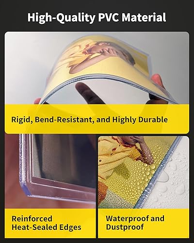 Miniatura 2 de Toploader de 5 x 7  Protectores de fotos rígidos transparentes para tus recuerdos preciosos  Fundas de plástico duro duraderas, paquete de 25