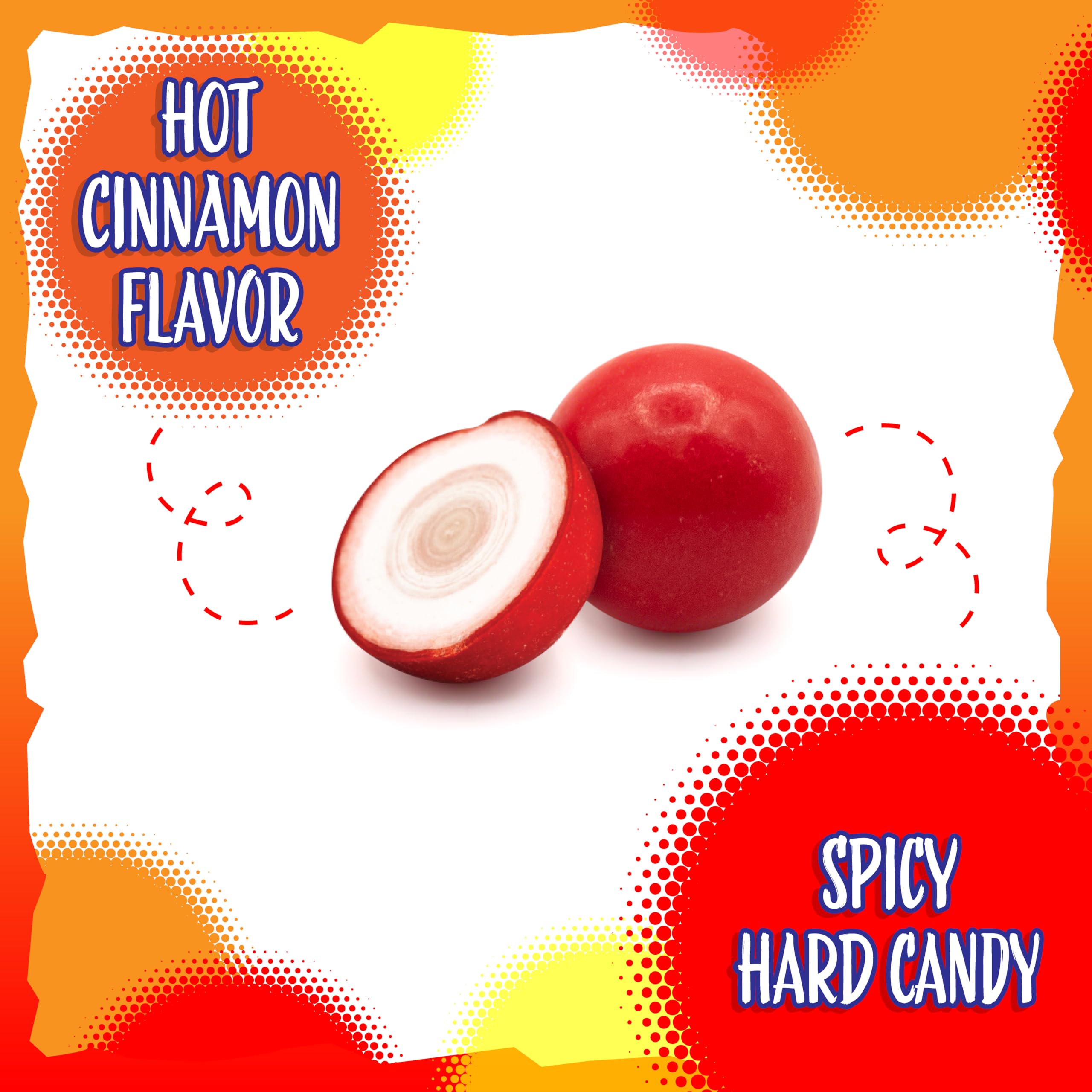 Amazon.com : Cinnamon Jawbreakers Hard Candy 2-Pound Bag | Hot