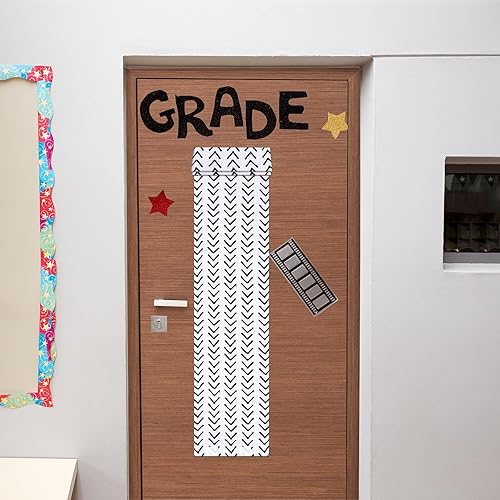 Miniatura 5 de Leinuosen 2 cortinas opacas para puerta de aula, cortinas opacas de bloqueo para puertas de cristal, cortinas opacas para oscurecer la guardería,