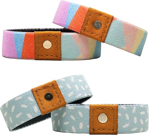 Miniatura 8 de Root'd - Pulsera antináuseas  Bandas para mareo por movimiento, alivio de náuseas matutinas  Bandas mareales para mareo por movimiento y viajes,