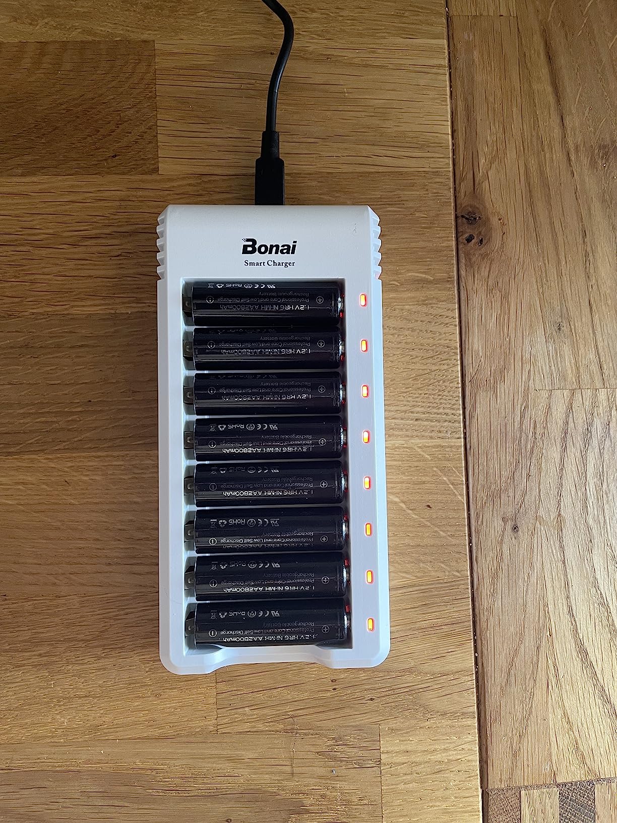 Chargeur de batterie universel LCD, chargeur universel pour piles rechargeables AA/LR6, AAA/LR3, C/R14, D/R20 NiMH avec entrée micr - Bricolage
