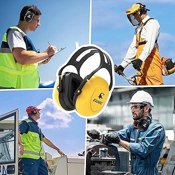 Amazon.co.jp: [EZARC] イヤーマフ 防音 大人 遮音値SNR34dB : 産業
