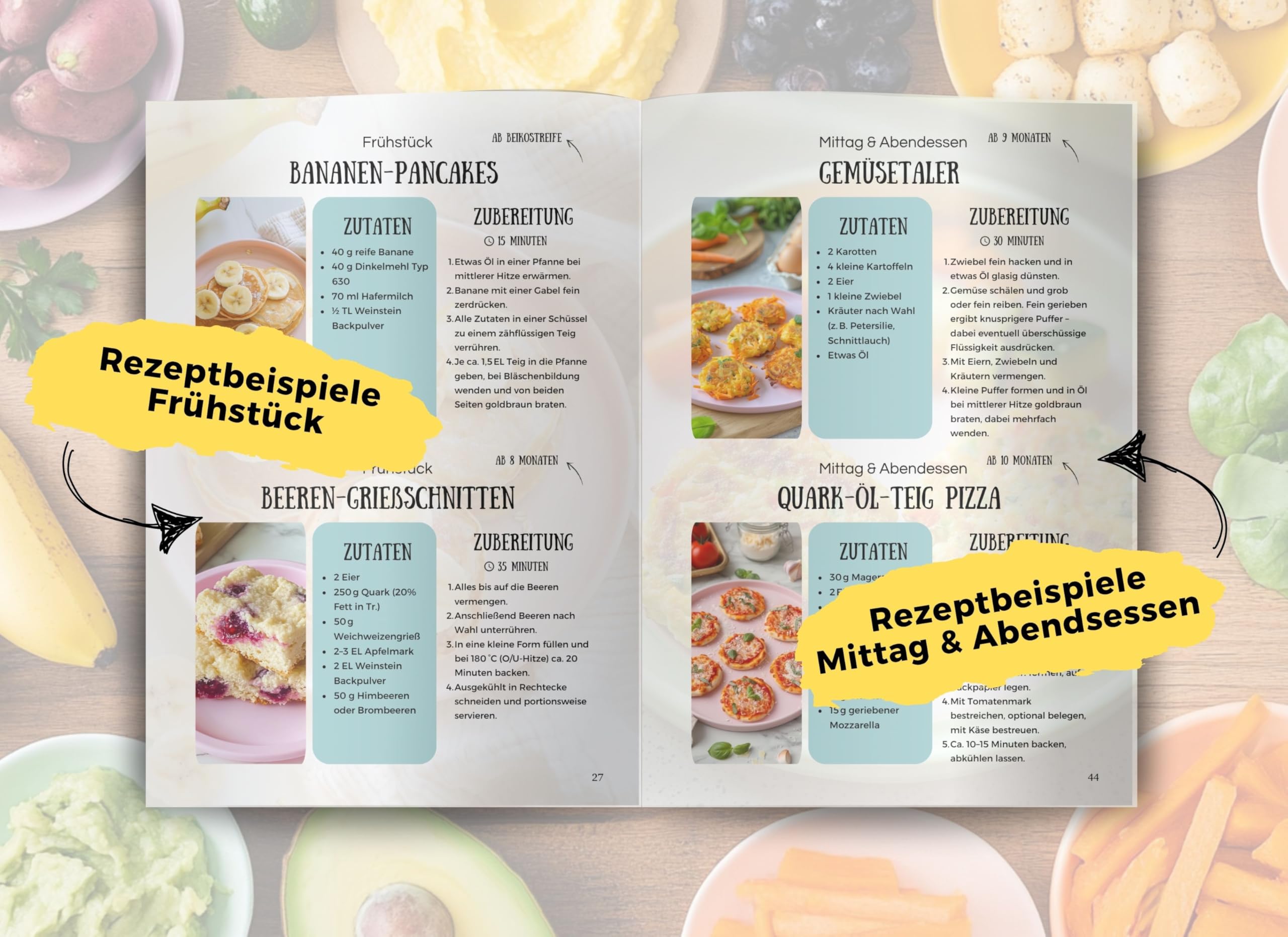BLW Kochbuch & Ratgeber: BLW mit "ein bisschen" Brei - Weil BLW nicht strikt breifrei bedeuten muss: 80 BLW Rezepte & viele Tipps