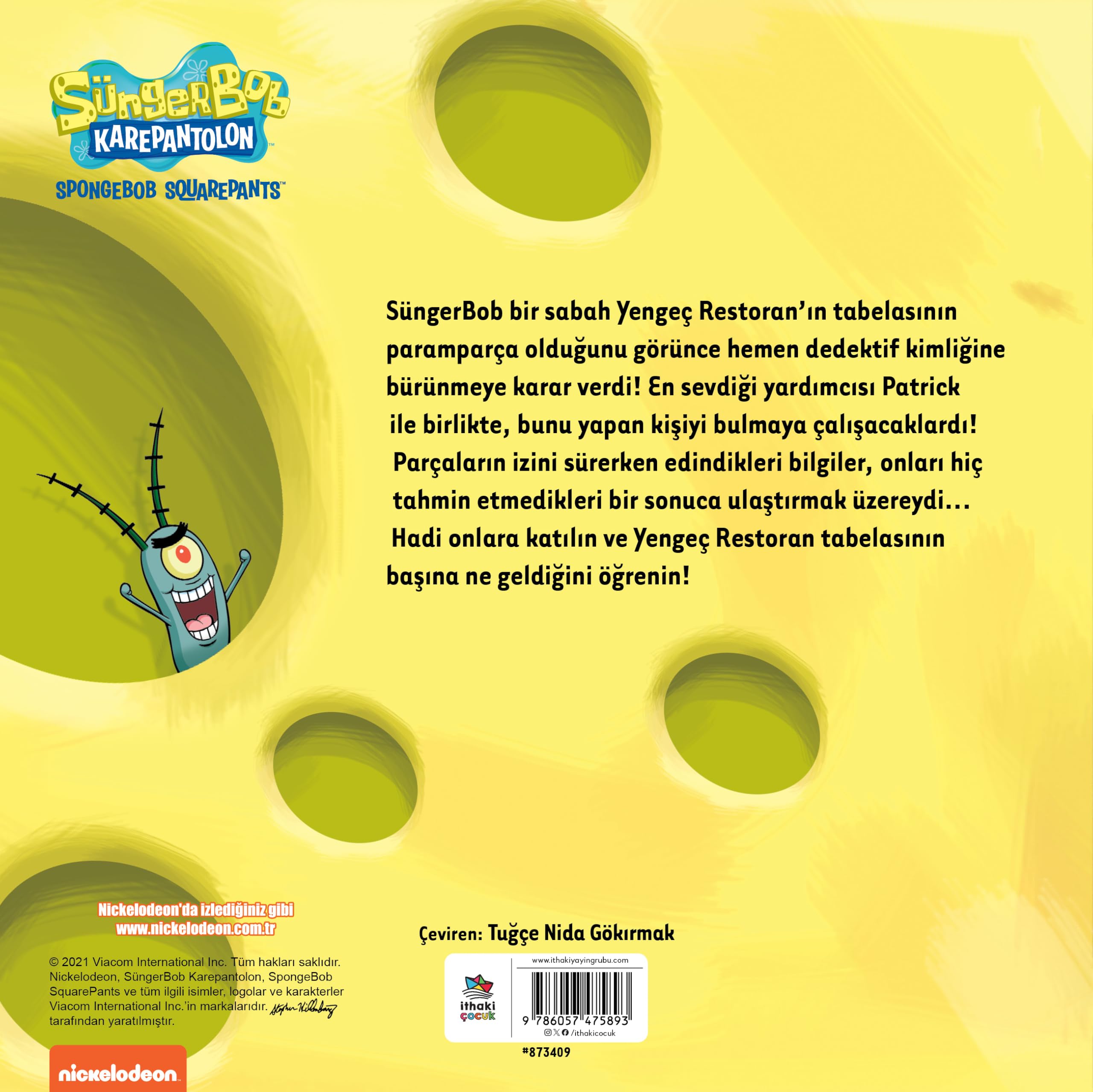 Sünger Bob Dedektif Pantolon - Parçalanmış Tabela Vakası