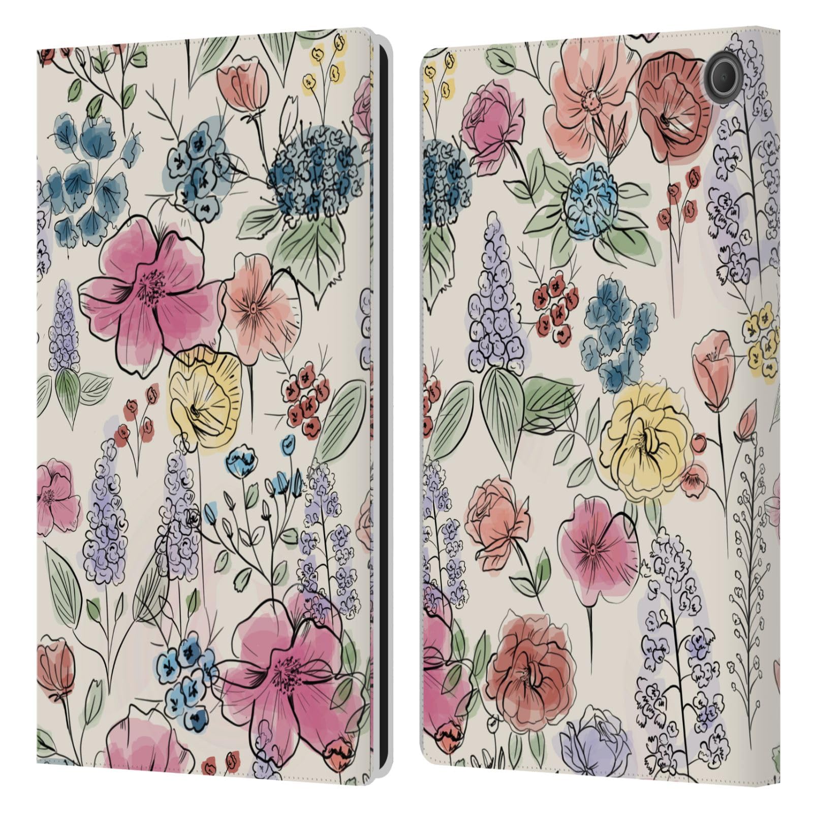 Étui Amazon Fire Max 11 Head Case Designs motif floral - 7