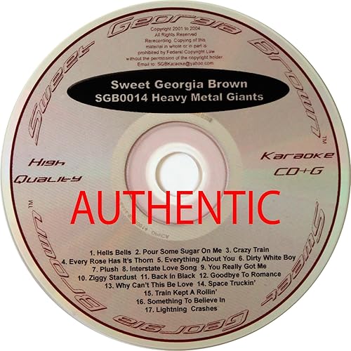 Sweet Georgia Brown Heavy Metal Giants SGB00 G