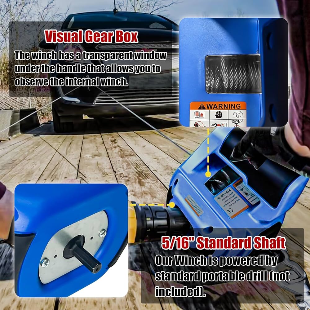 1000kg 用　手動ウインチ　DW1000 楽天市場】【本日限定クーポンで10%OFF】電動ウインチ 24V