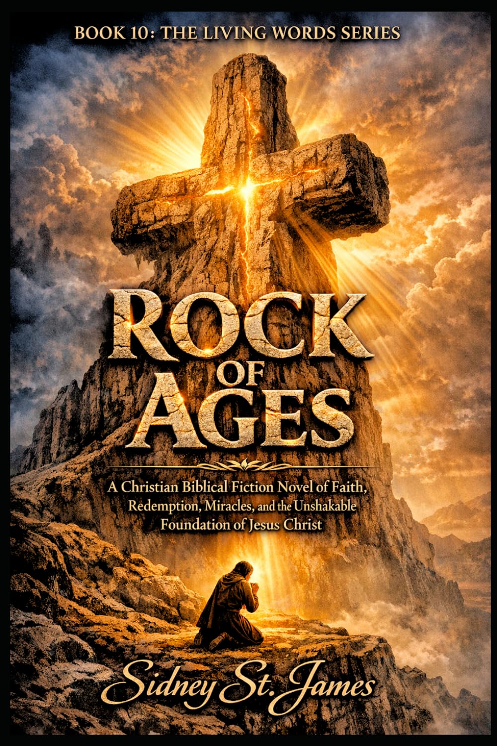 Rock of Ages Cleft for Me!: A Christian Biblical Fiction Novel of Faith, Redemption, Miracles, and the Unshakable Foundation of Jesus Christ (The Living Words Series)