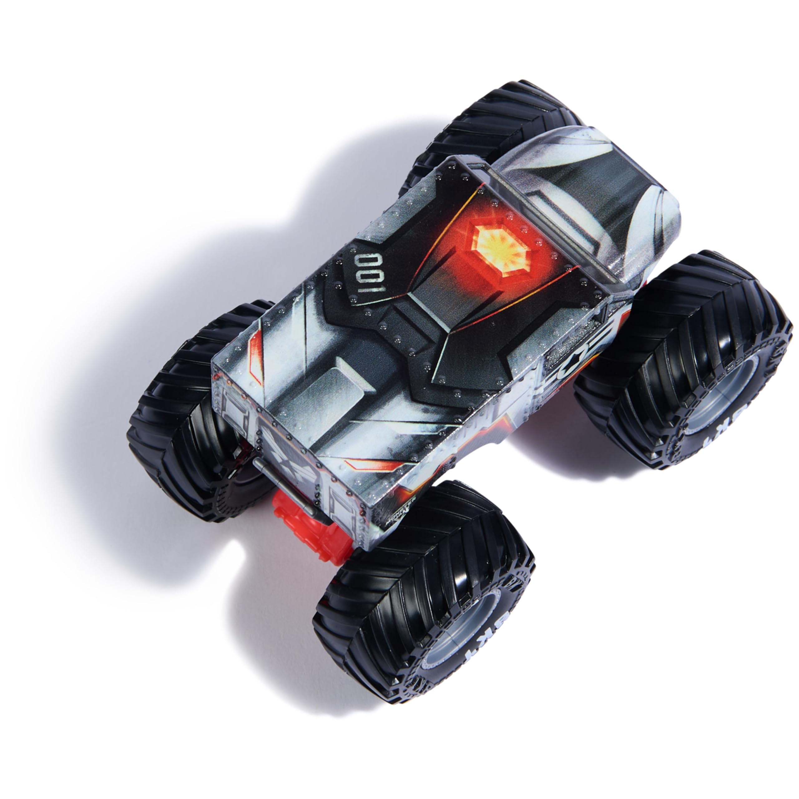 Monster Jam, Monster Truck die-cast ufficiali Marvel Iron Man Vs. War Machine, in scala 1:64, giocattoli per bambini e bambine dai 3 anni in su
