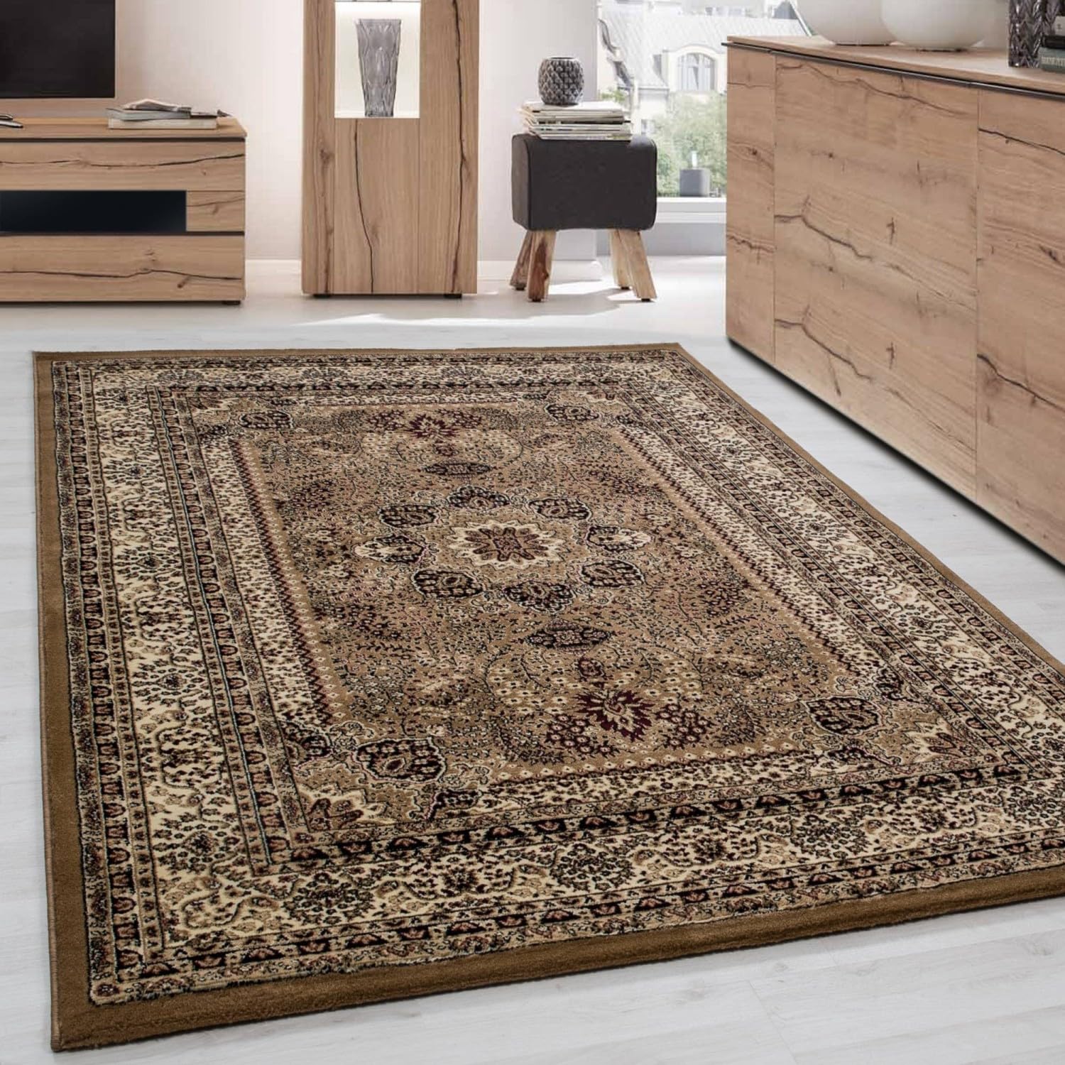 Klasyczny dywan Orientalny Marrakesz 0207 Beżowy - 300x400 cm