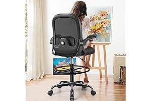 Venus Adjustable Drafting Stool - Ergonomic Standing Desk Chair