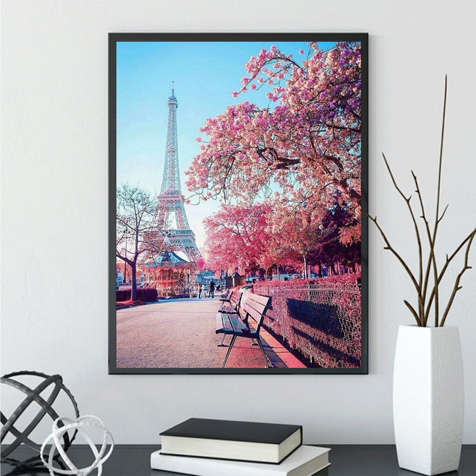 5d Tableau Diamant Tour Eiffel Diy Peinture Diamants Tour
